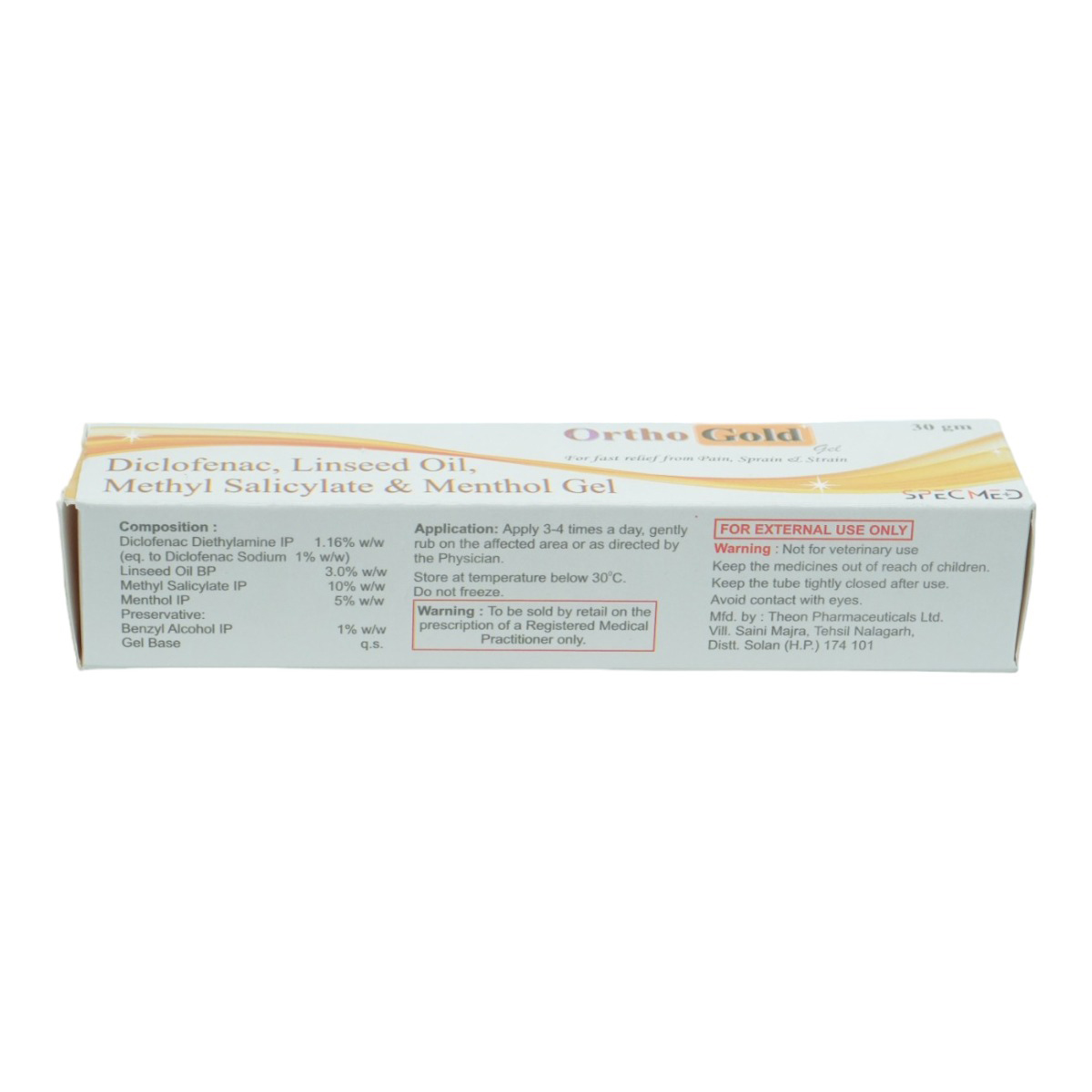 Ortho Gold Gel 30 gm, Pack of 1 Gel Ortho Gold Gel 30 gm, Pack of 1 Gel