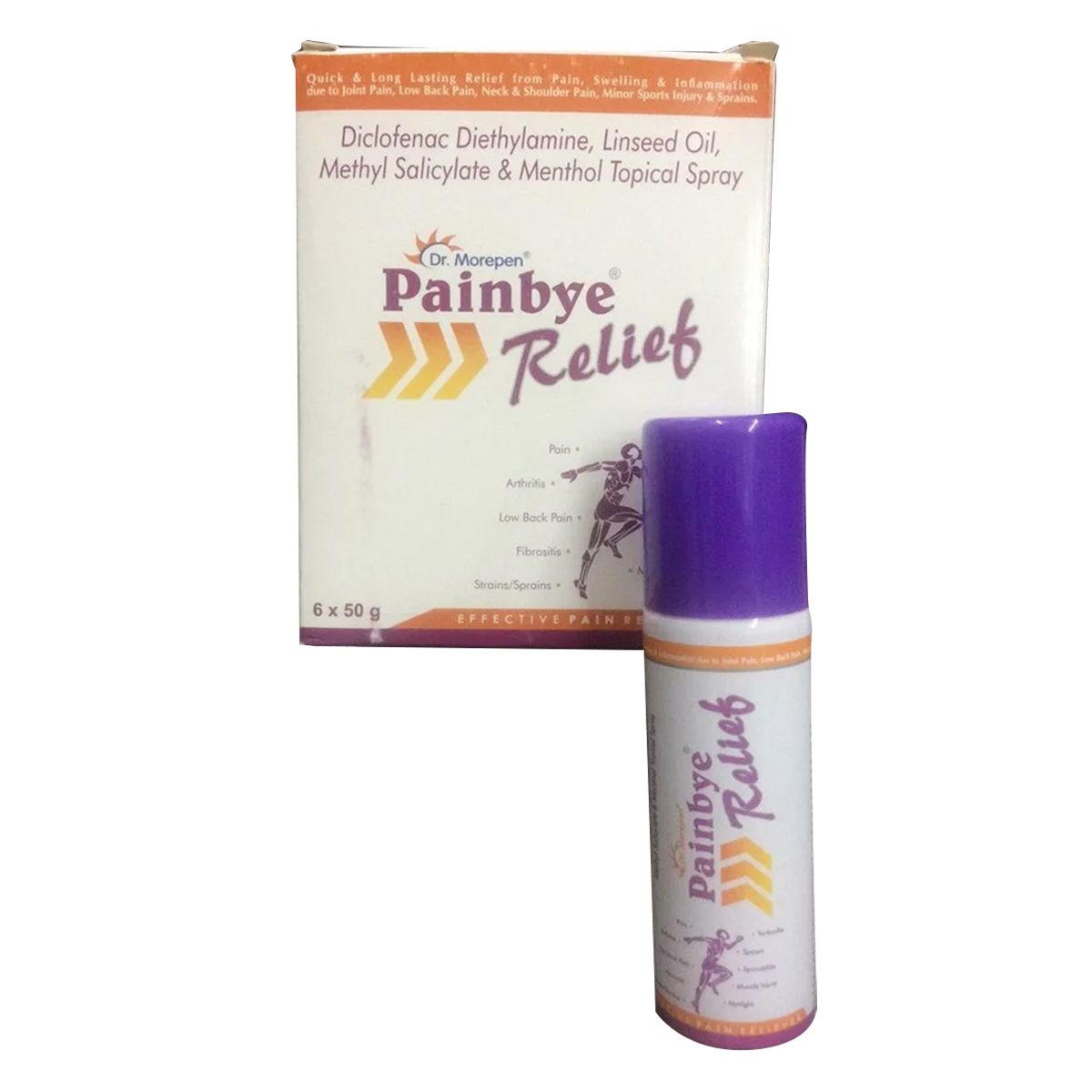 Painbye Relief Spray 50Gm, Pack of 1 Spray Painbye Relief Spray 50Gm, Pack of 1 Spray