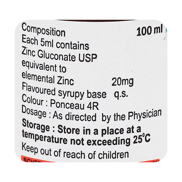 Pedizinc Oral Solution 100 ml, Pack of 1 Oral Solution Pedizinc Oral Solution 100 ml, Pack of 1 Oral Solution