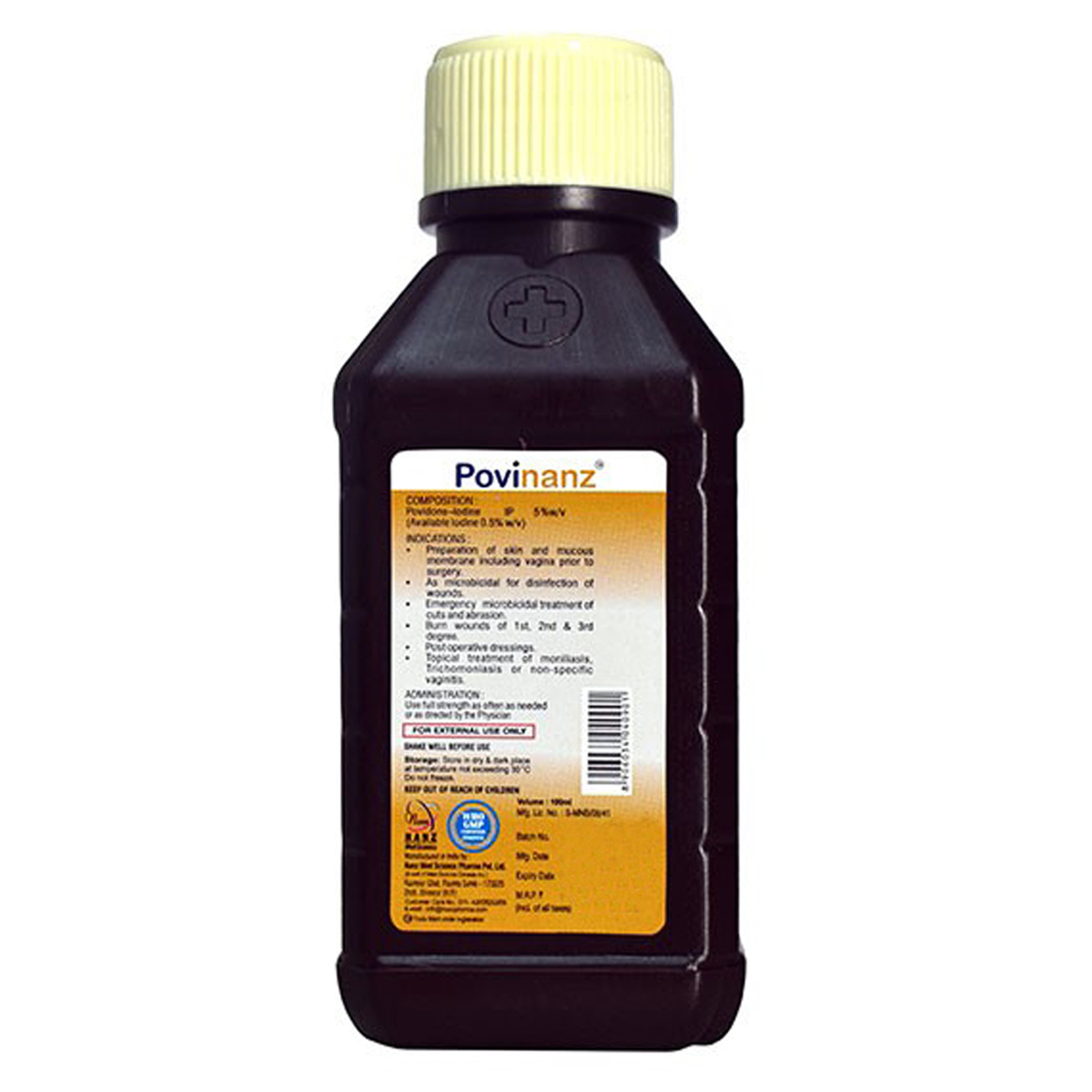 Povinanz 5% Solution 100 ml, Pack of 1 Solution Povinanz 5% Solution 100 ml, Pack of 1 Solution
