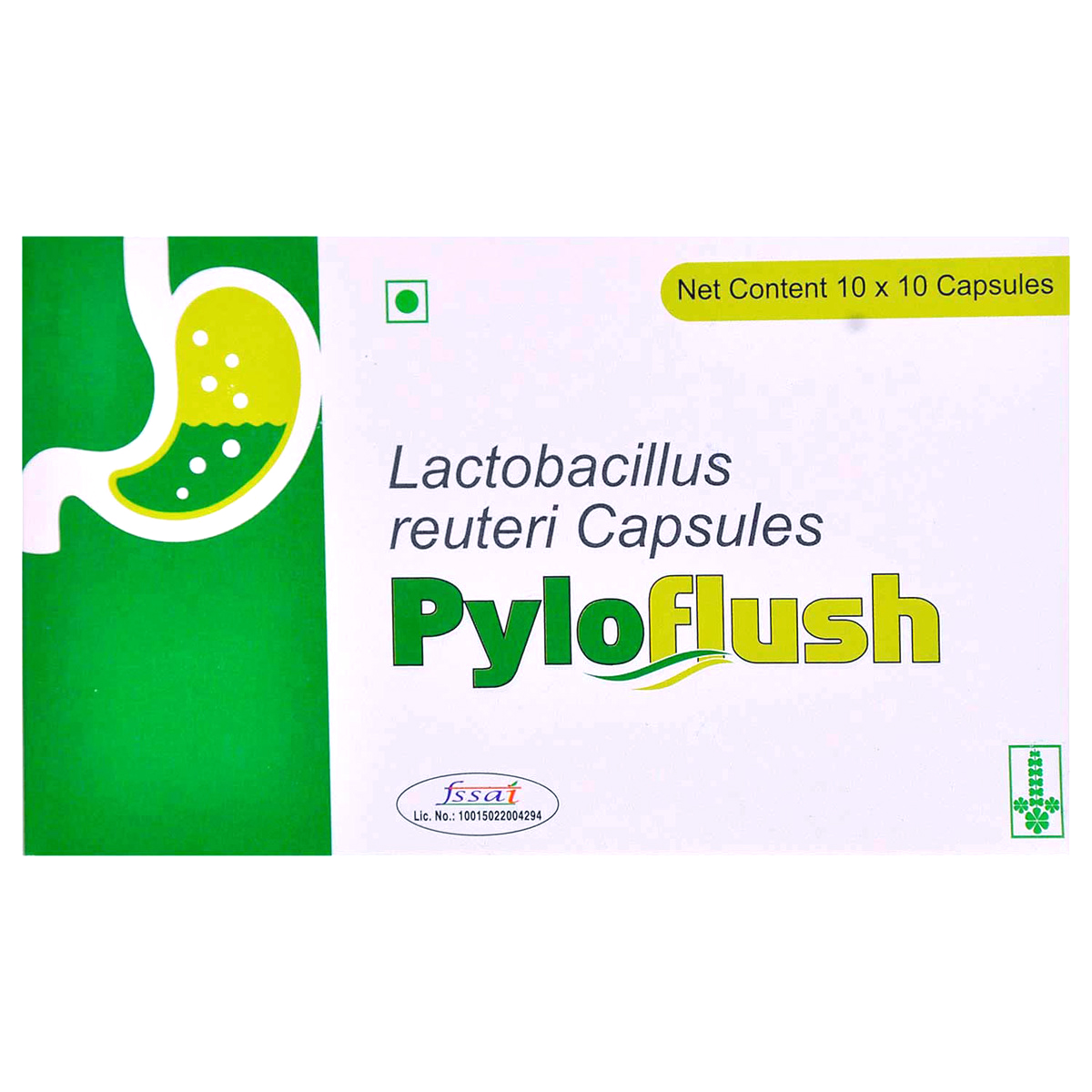 Pyloflush Capsule 10's, Pack of 10 CAPSULES Pyloflush Capsule 10's, Pack of 10 CAPSULES