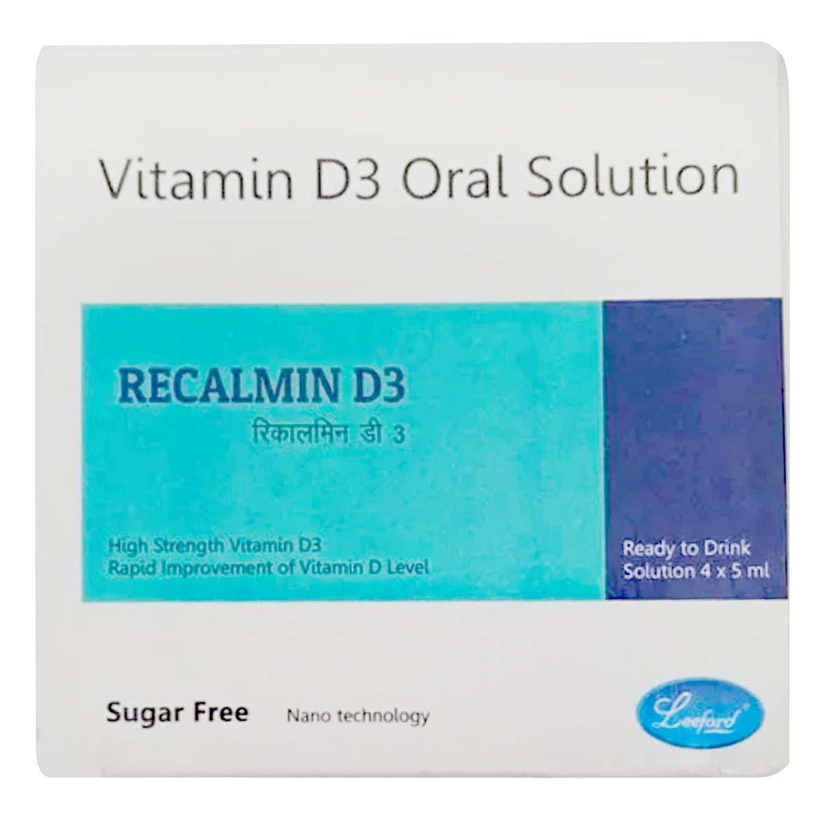 Recalmin D3 Sugar Free Oral Solution 5 ml, Pack of 1 Recalmin D3 Sugar Free Oral Solution 5 ml, Pack of 1