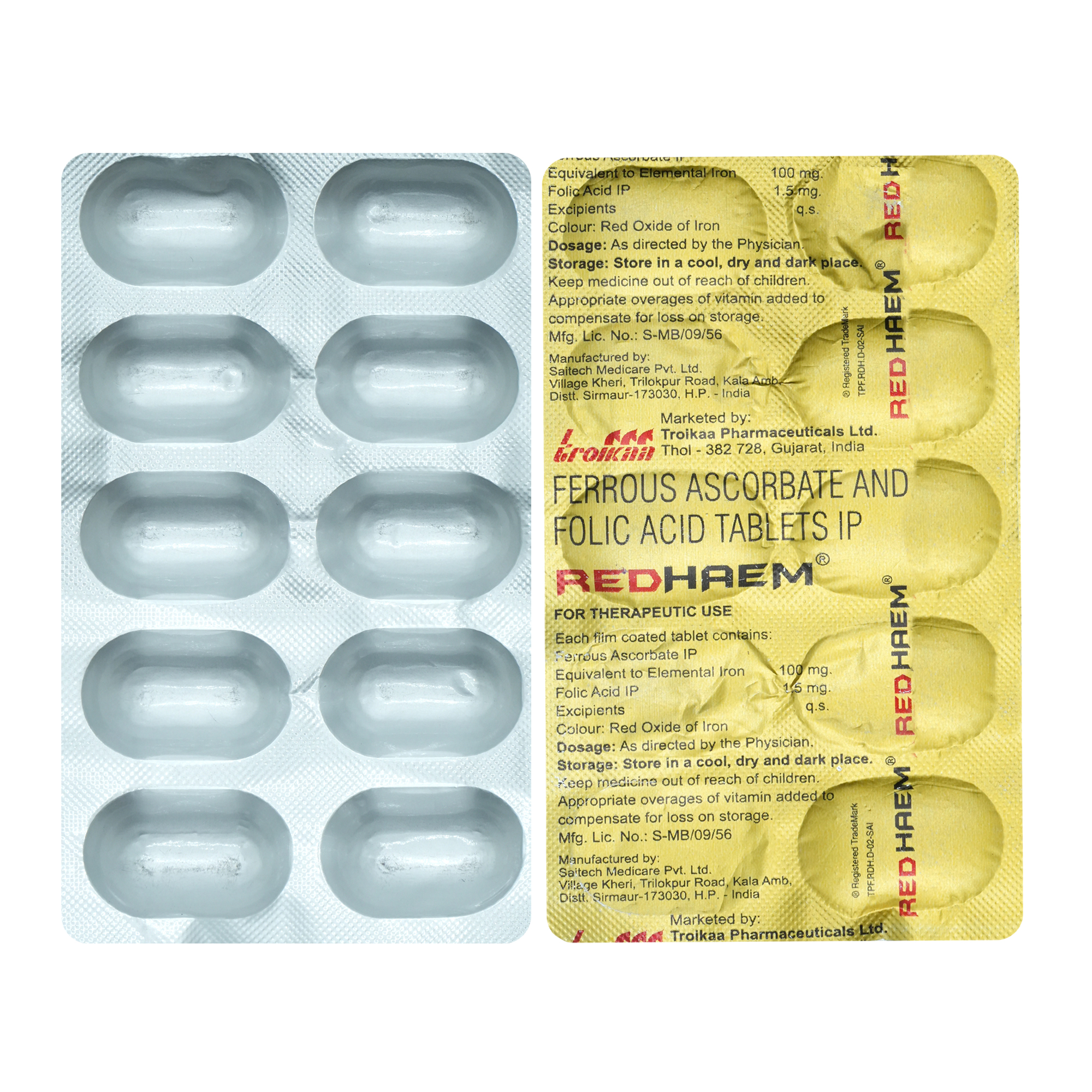 Redhaem Tablet 10's, Pack of 10 TabletS Redhaem Tablet 10's, Pack of 10 TabletS