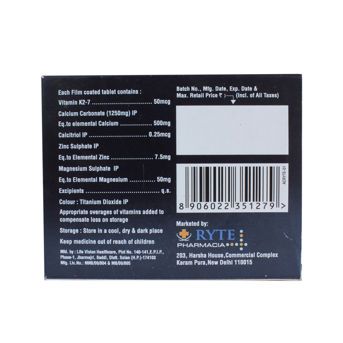Rycal K27 Tablet 15's, Pack of 15 TABLETS Rycal K27 Tablet 15's, Pack of 15 TABLETS