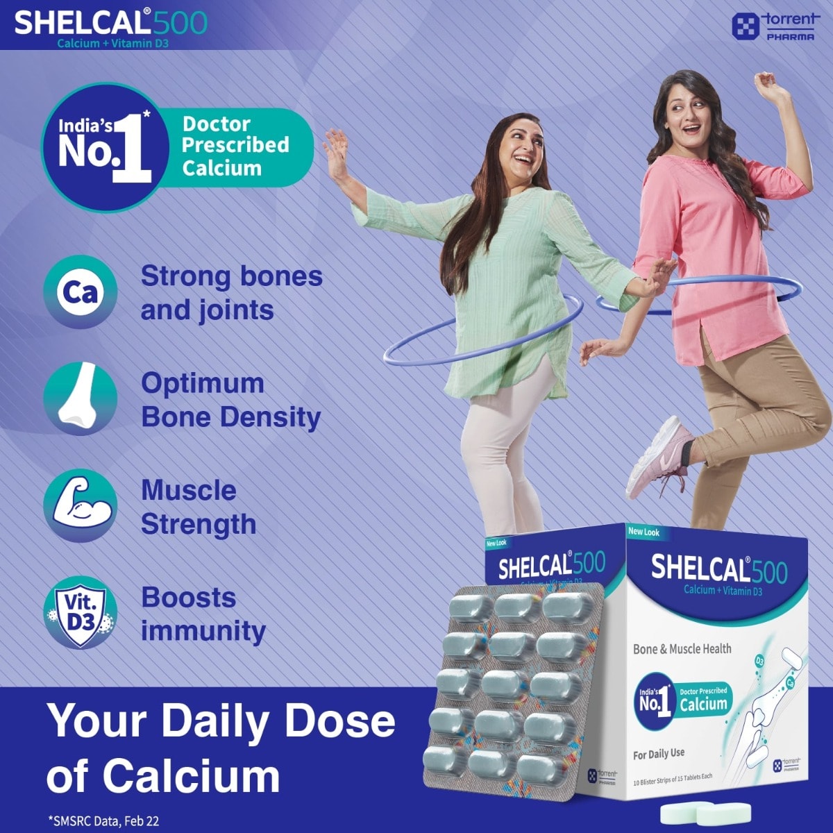 Shelcal-500 Tablet 15's, Pack of 15 TabletS Shelcal-500 Tablet 15's, Pack of 15 TabletS