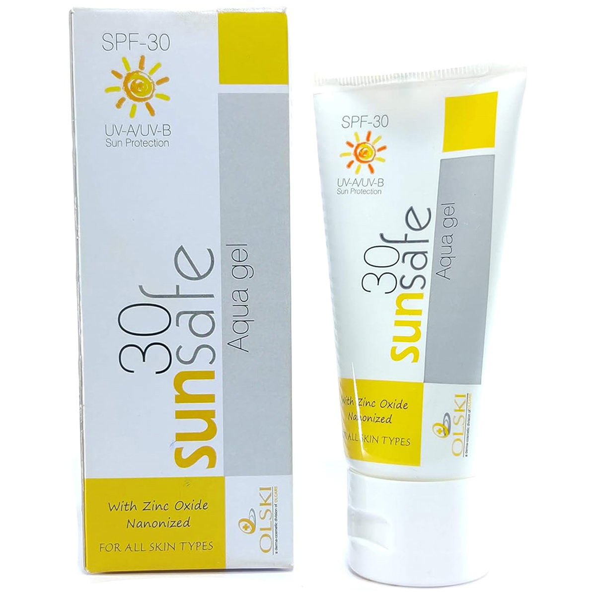 Sunsafe 30 Spf Aqua Gel 50 gm, Pack of 1 GEL Sunsafe 30 Spf Aqua Gel 50 gm, Pack of 1 GEL