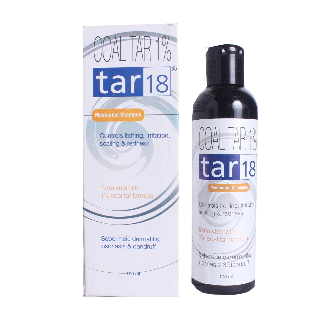 Tar 18 Medicated Shampoo 100 ml, Pack of 1 Shampoo Tar 18 Medicated Shampoo 100 ml, Pack of 1 Shampoo