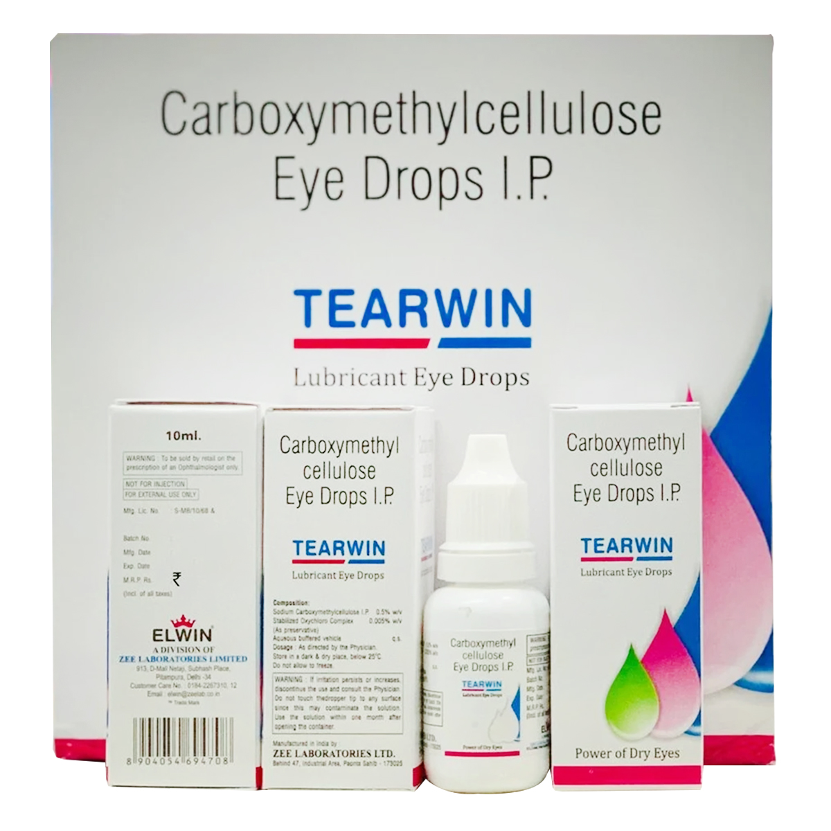 Tearwin 0.5%W/V Eye Drops 10Ml, Pack of 1 Drops Tearwin 0.5%W/V Eye Drops 10Ml, Pack of 1 Drops