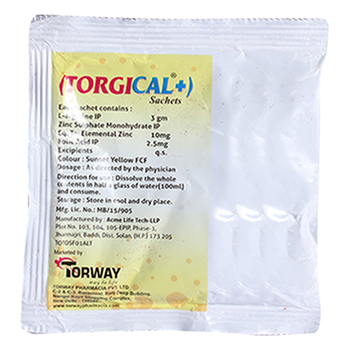 Torgical Plus Sugar Free Orange Sachet 10 gm, Pack of 1 Torgical Plus Sugar Free Orange Sachet 10 gm, Pack of 1