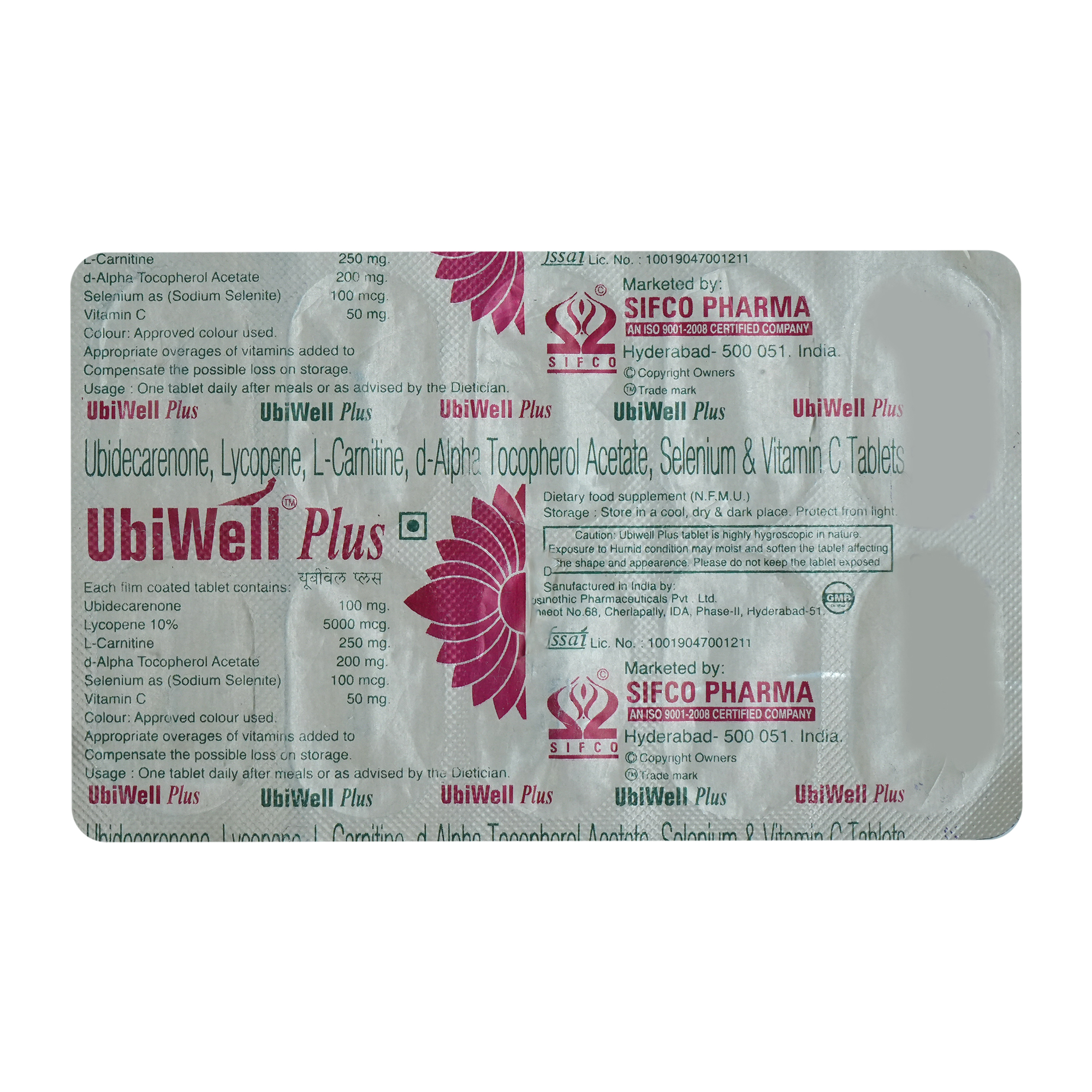 Ubiwell Plus Tablet 10's, Pack of 10 TabletS Ubiwell Plus Tablet 10's, Pack of 10 TabletS