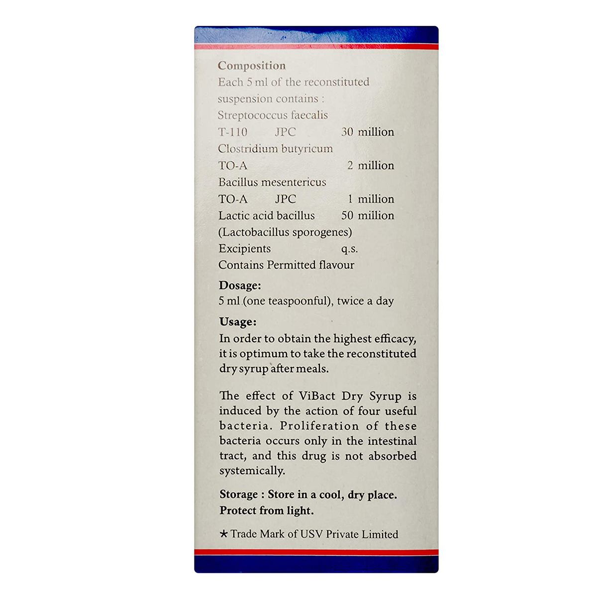 Vibact Dry Syrup 50 ml, Pack of 1 SYRUP Vibact Dry Syrup 50 ml, Pack of 1 SYRUP