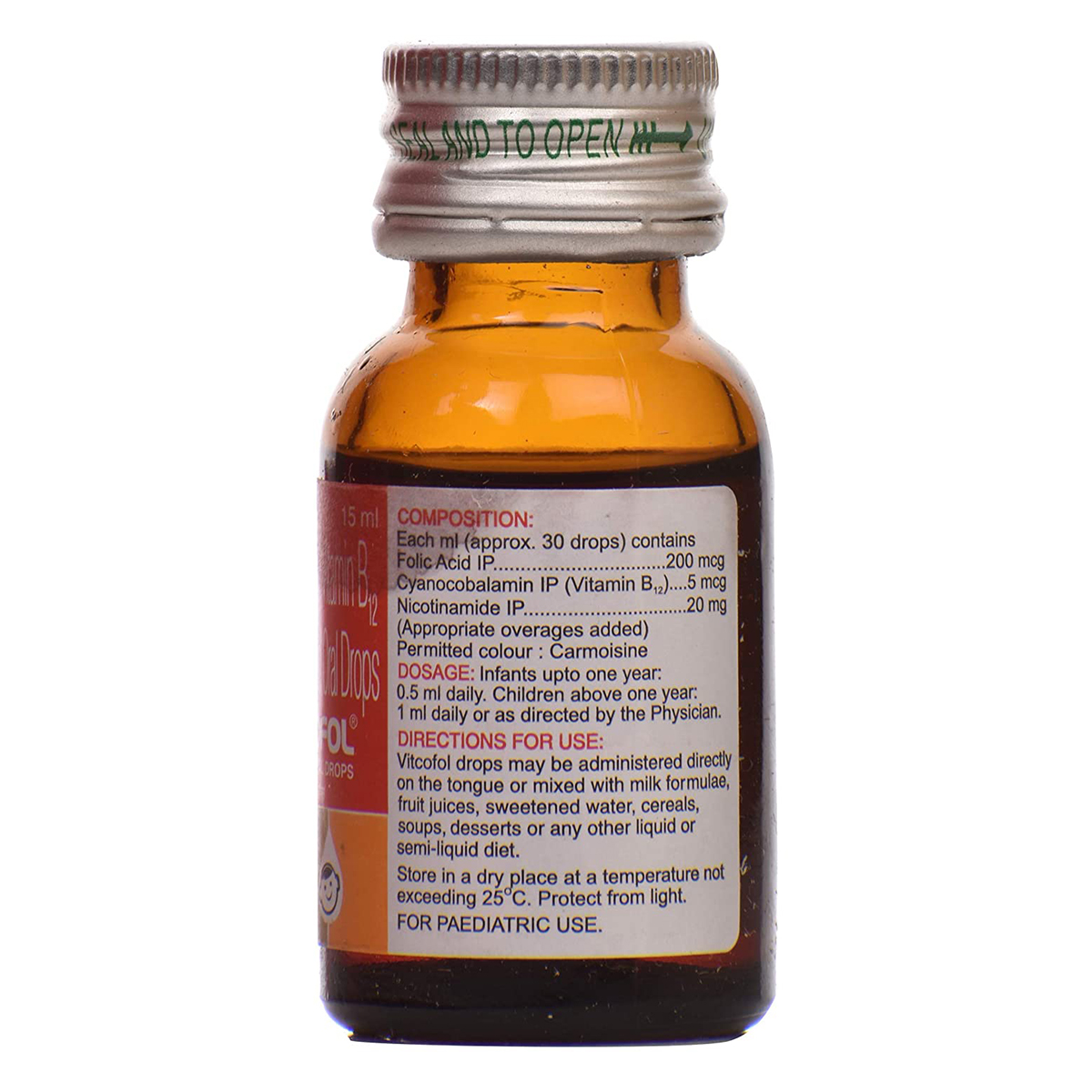 Vitcofol Oral Drop 15 ml, Pack of 1 ORAL DROPS Vitcofol Oral Drop 15 ml, Pack of 1 ORAL DROPS