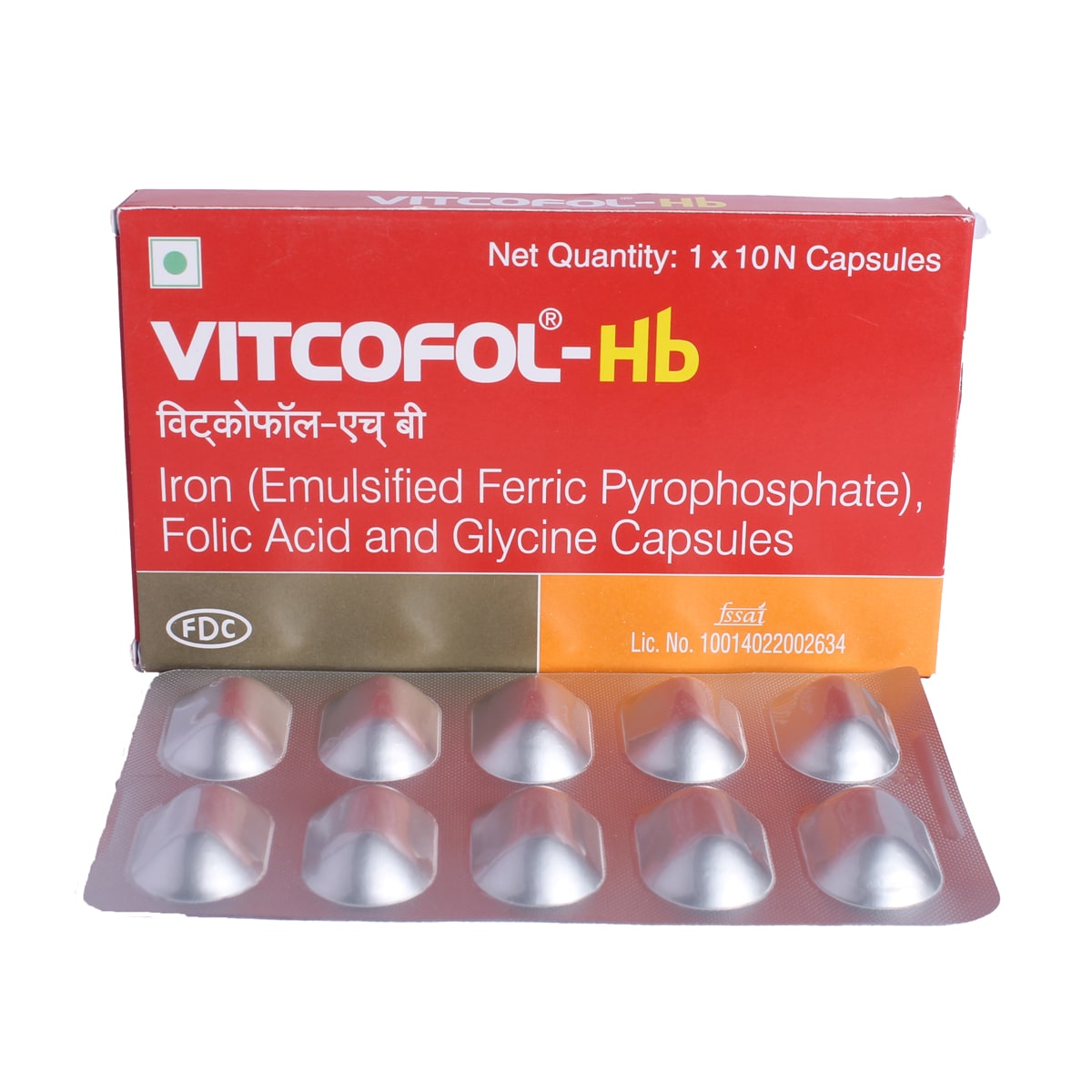 Vitcofol-HB Capsule 10's, Pack of 10 CapsuleS Vitcofol-HB Capsule 10's, Pack of 10 CapsuleS