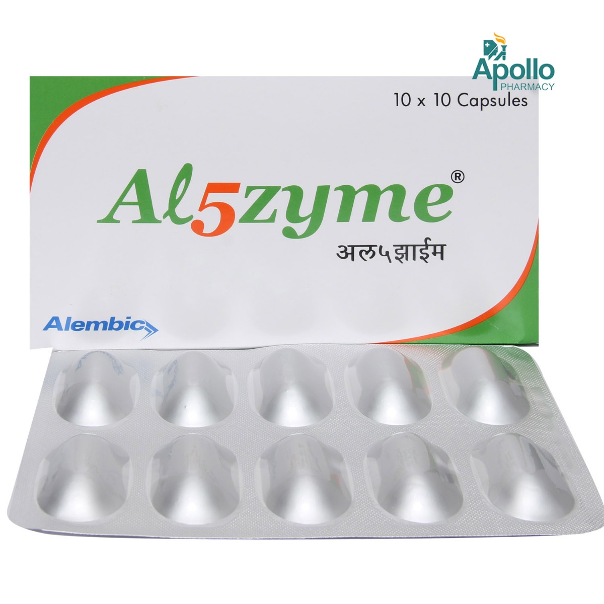 Al5Zyme Capsule 10's, Pack of 10 CAPSULES Al5Zyme Capsule 10's, Pack of 10 CAPSULES