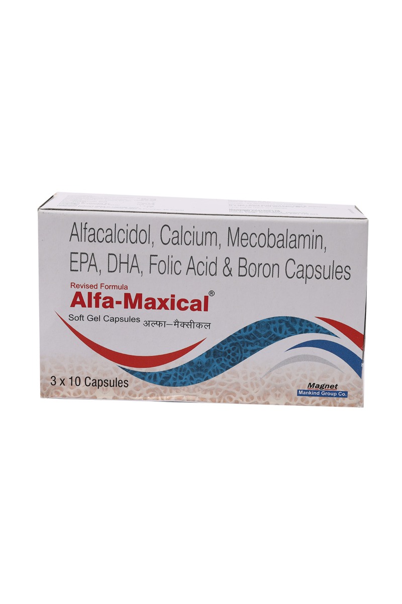 Alfa-Maxical Capsule 10's, Pack of 10 CAPSULES Alfa-Maxical Capsule 10's, Pack of 10 CAPSULES