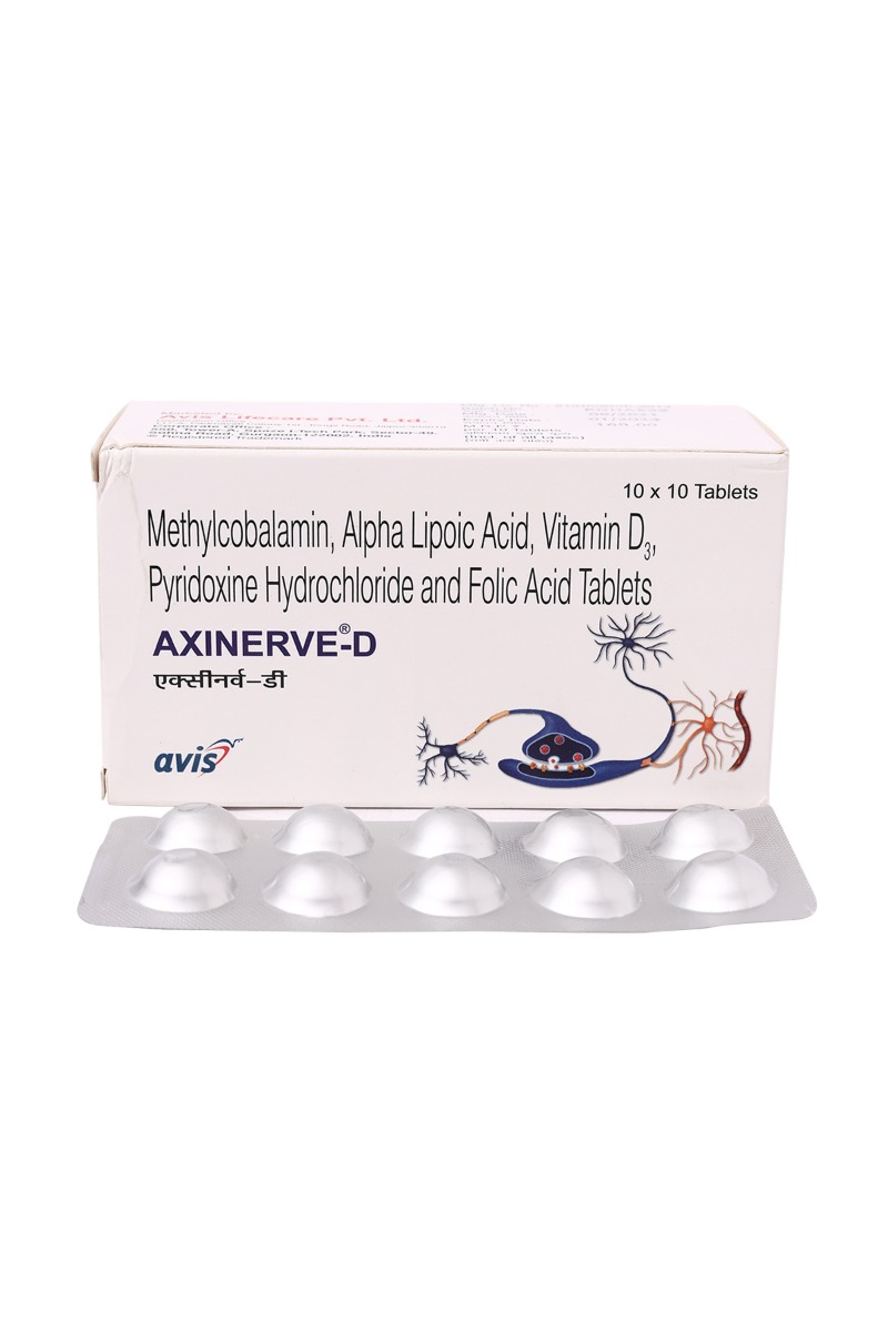Axinerve Tablet 10's, Pack of 10 TABLETS Axinerve Tablet 10's, Pack of 10 TABLETS