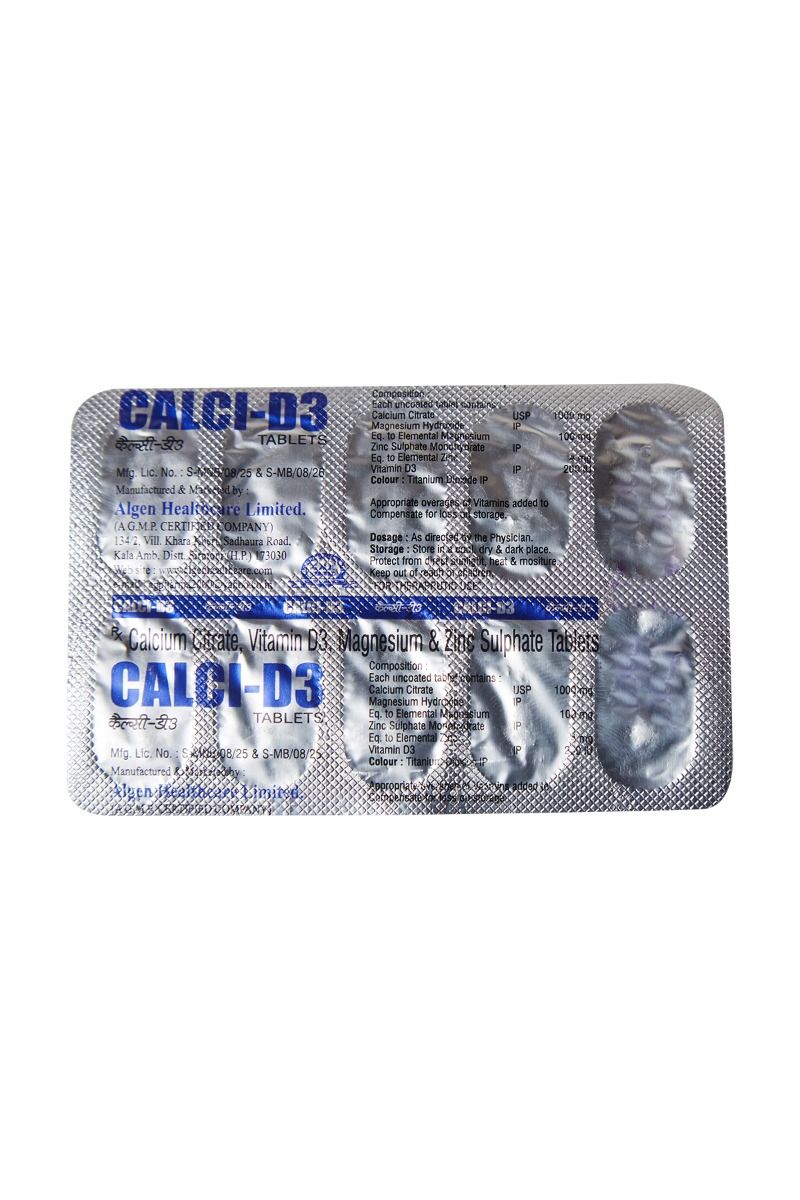Calci D3 Tablet 10's, Pack of 10 Calci D3 Tablet 10's, Pack of 10
