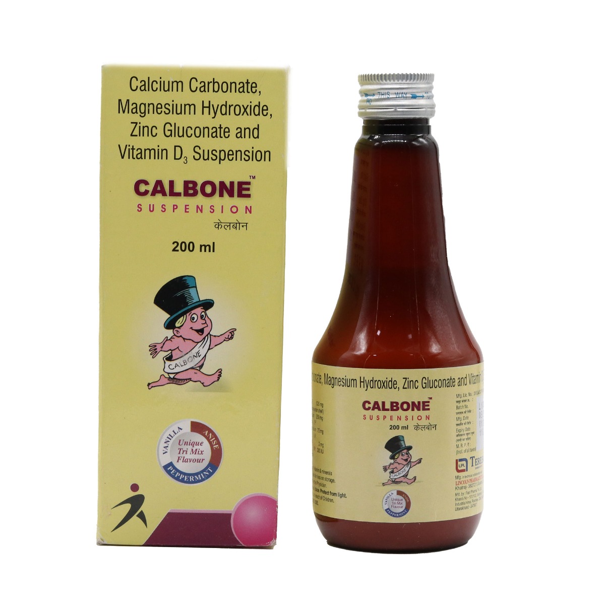 Calbone Suspension 200 ml, Pack of 1 Oral Suspension Calbone Suspension 200 ml, Pack of 1 Oral Suspension