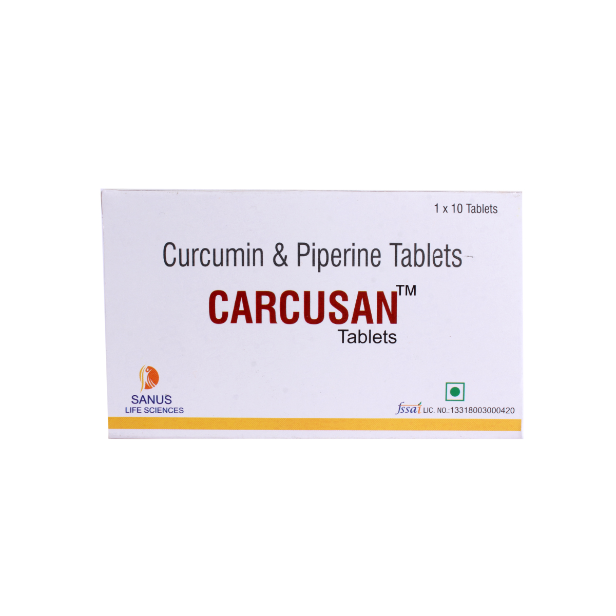 Carcusan Tablet 10's, Pack of 10 TABLETS Carcusan Tablet 10's, Pack of 10 TABLETS