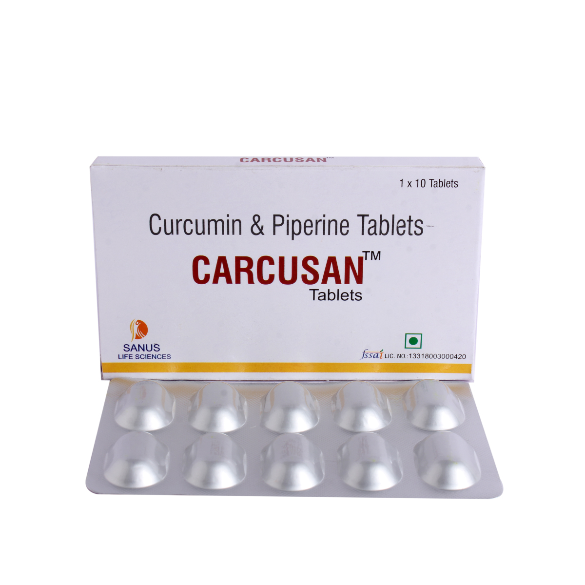 Carcusan Tablet 10's, Pack of 10 TABLETS Carcusan Tablet 10's, Pack of 10 TABLETS