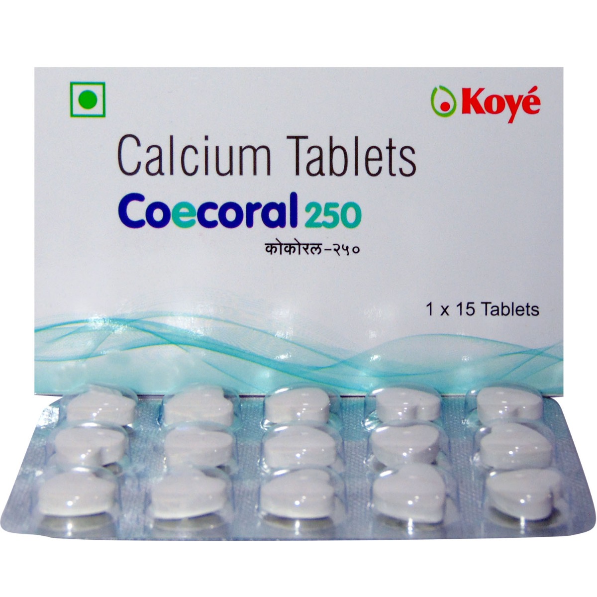 Coecoral 250 Tablet 15's, Pack of 15 TabletS Coecoral 250 Tablet 15's, Pack of 15 TabletS