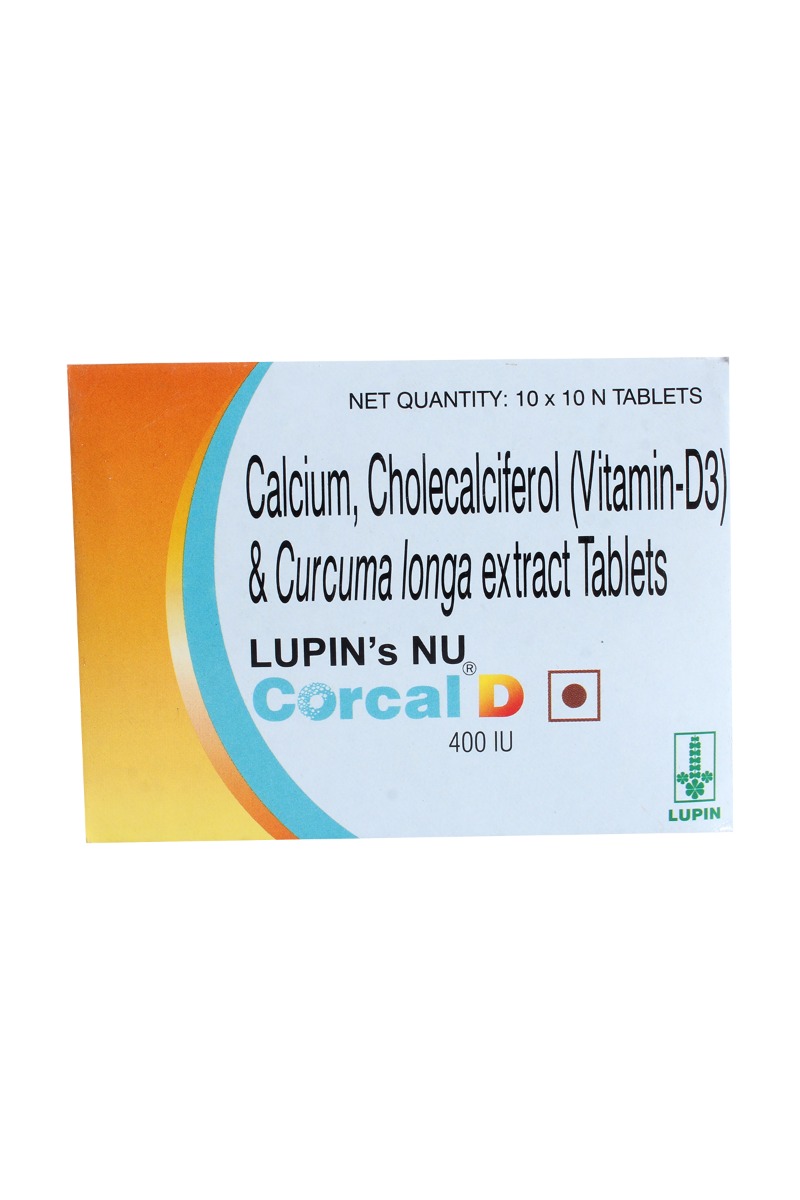 Corcal D 400IU Tablet 10's, Pack of 10 Corcal D 400IU Tablet 10's, Pack of 10