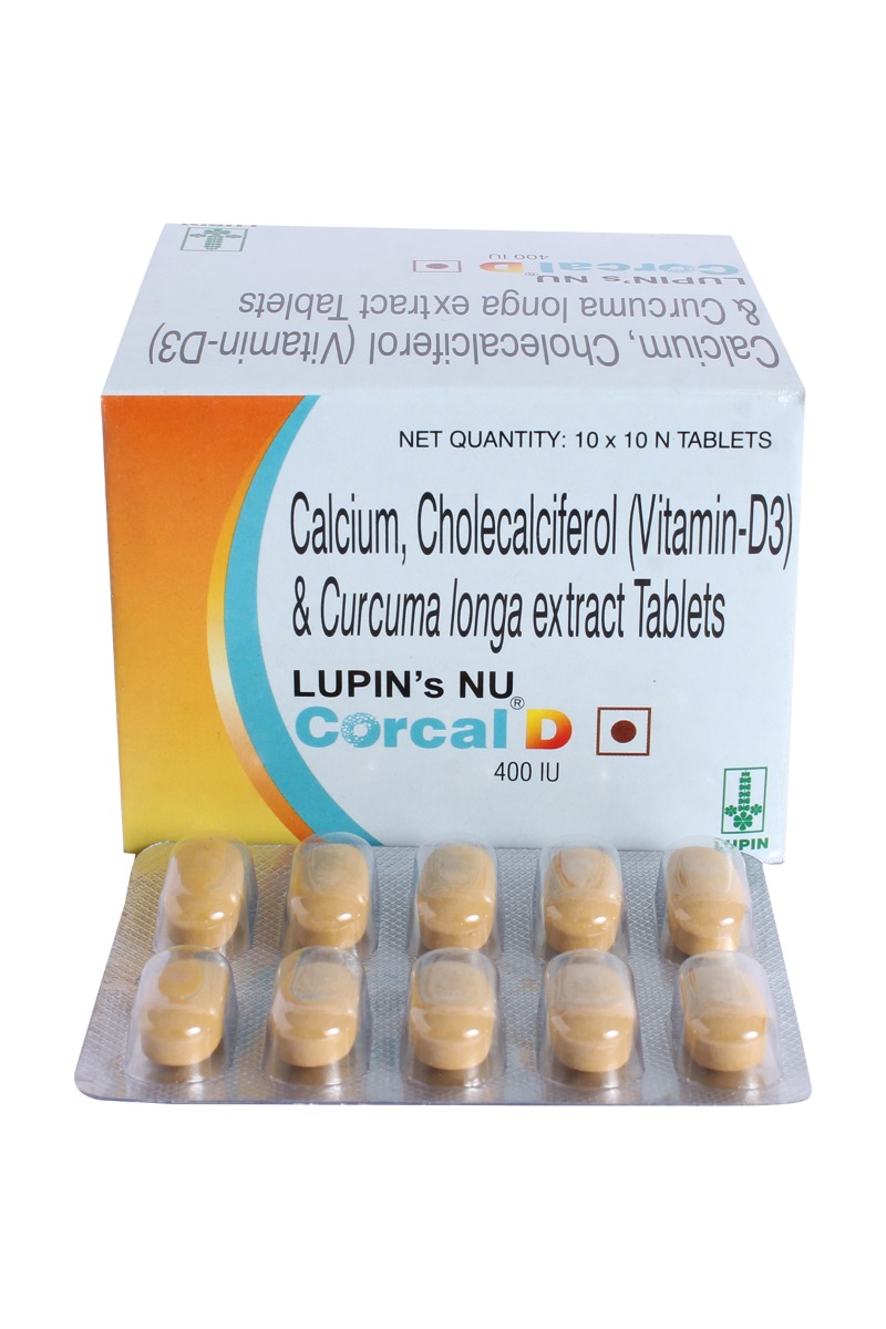 Corcal D 400IU Tablet 10's, Pack of 10 Corcal D 400IU Tablet 10's, Pack of 10
