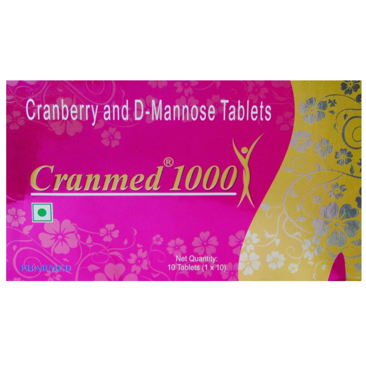 Cranmed 1000 Tablet 10's, Pack of 10 TabletS Cranmed 1000 Tablet 10's, Pack of 10 TabletS
