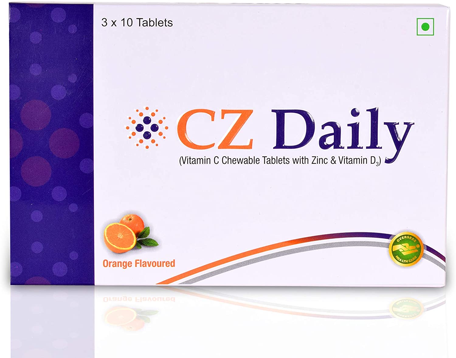 CZ Daily Orange Chewable Tablet 10's, Pack of 10 CZ Daily Orange Chewable Tablet 10's, Pack of 10