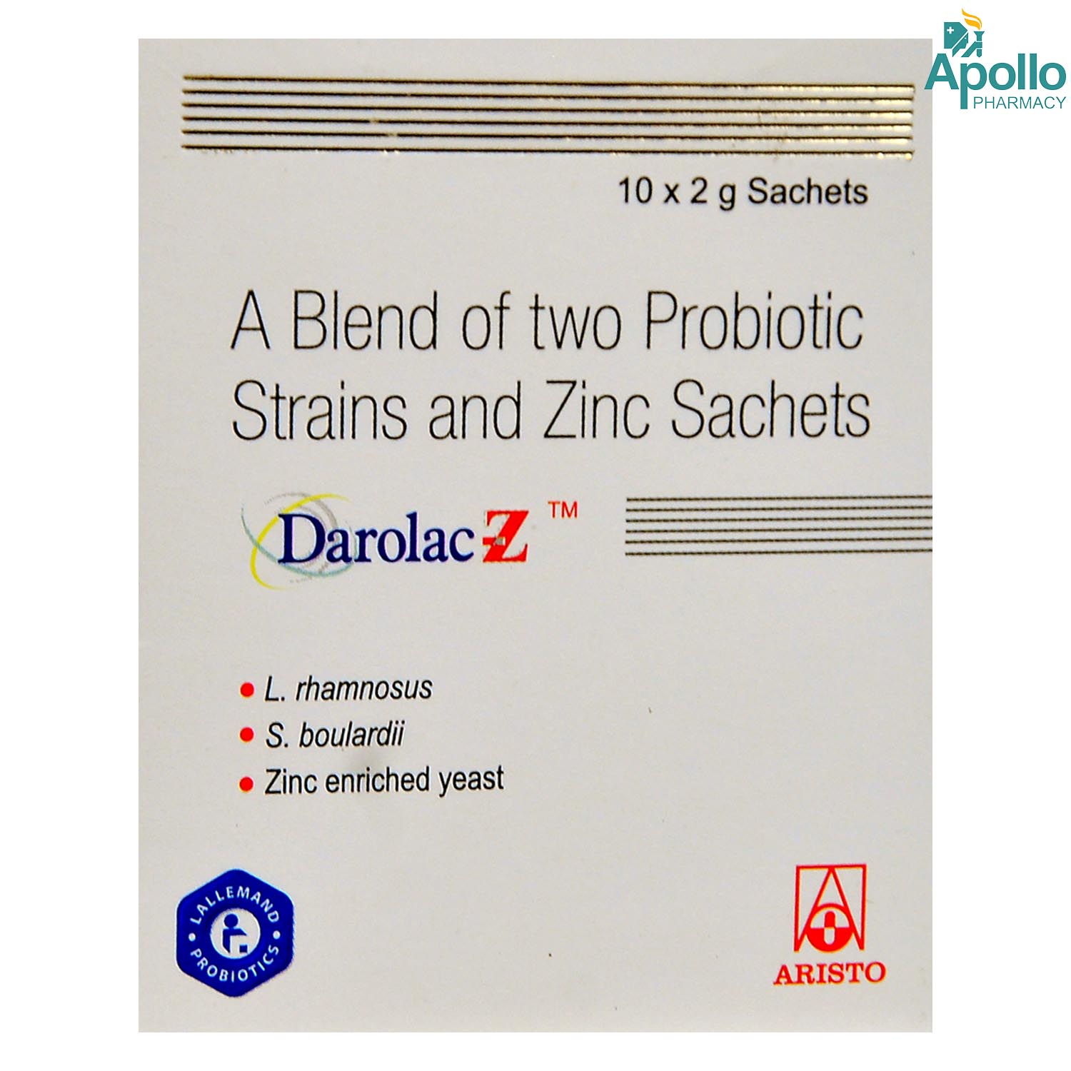 Darolac-Z Sachet 2 gm, Pack of 1 SACHET Darolac-Z Sachet 2 gm, Pack of 1 SACHET