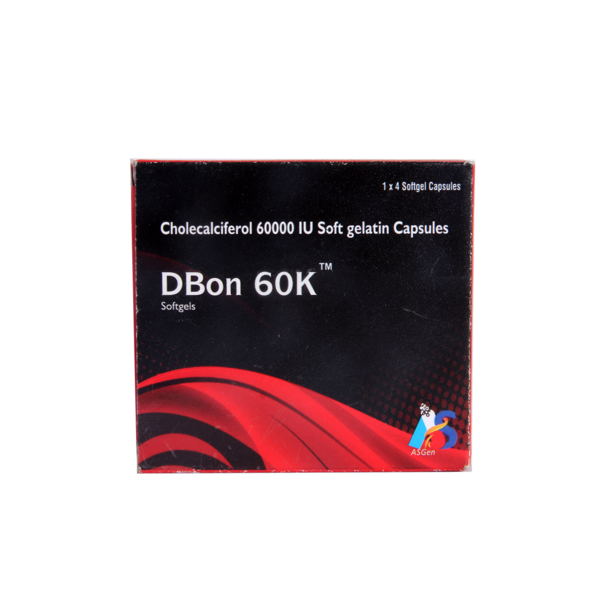 Dbon 60K Soft Gelatin Capsule 4's, Pack of 4 Dbon 60K Soft Gelatin Capsule 4's, Pack of 4