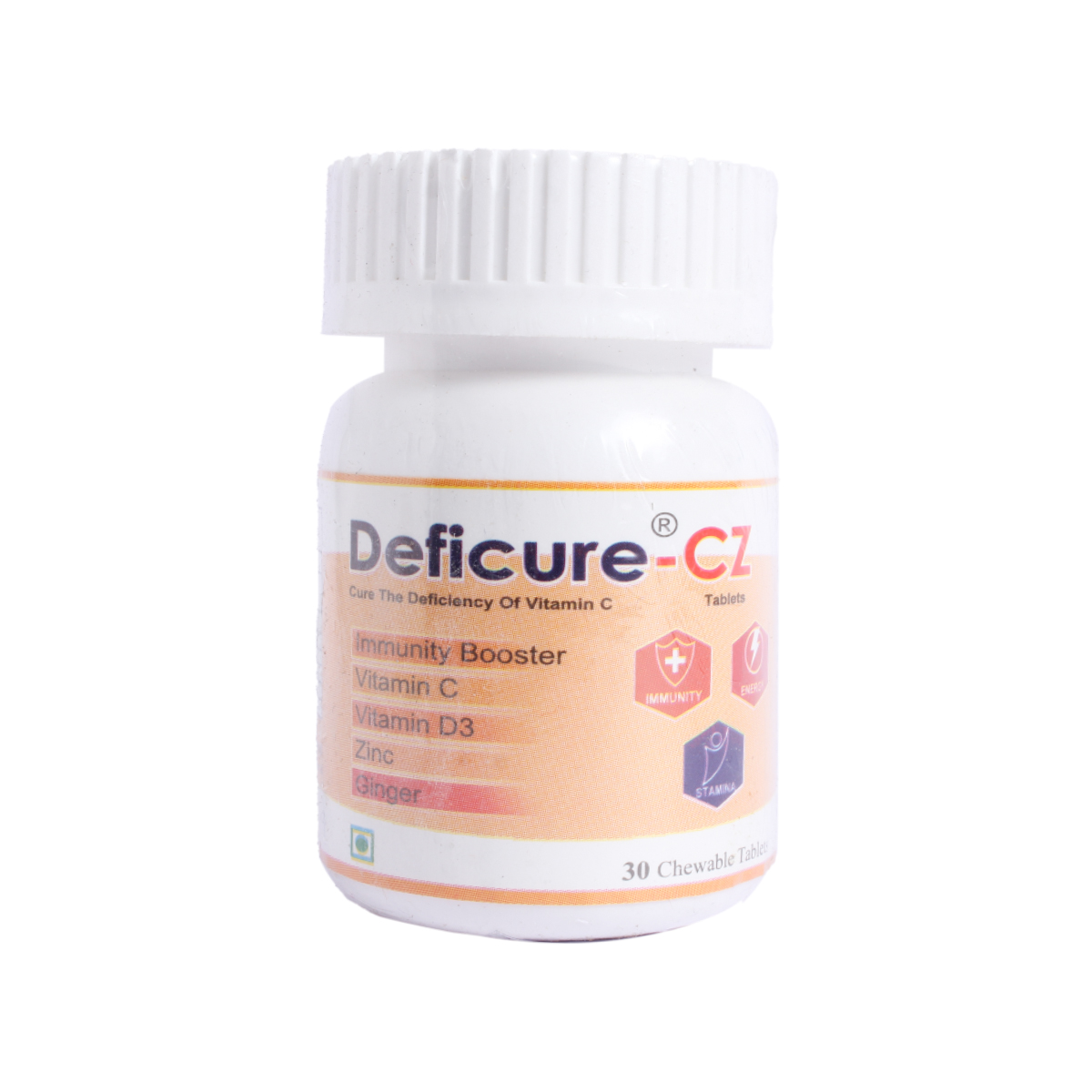 Deficure-CZ Orange Flavour Chewable Tablet 30's, Pack of 1 Deficure-CZ Orange Flavour Chewable Tablet 30's, Pack of 1
