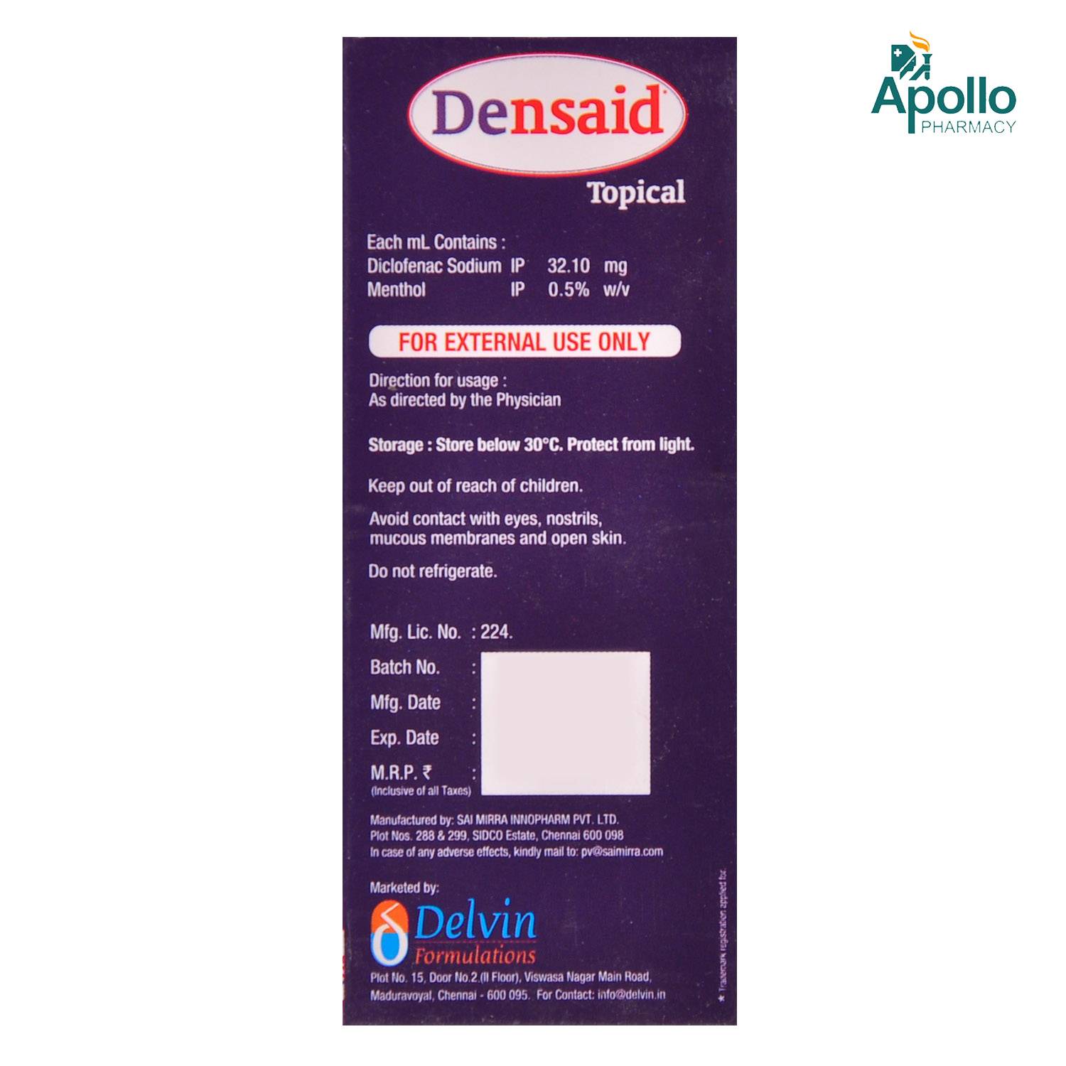 Densaid Topica Solution 50 ml, Pack of 1 SOLUTION Densaid Topica Solution 50 ml, Pack of 1 SOLUTION