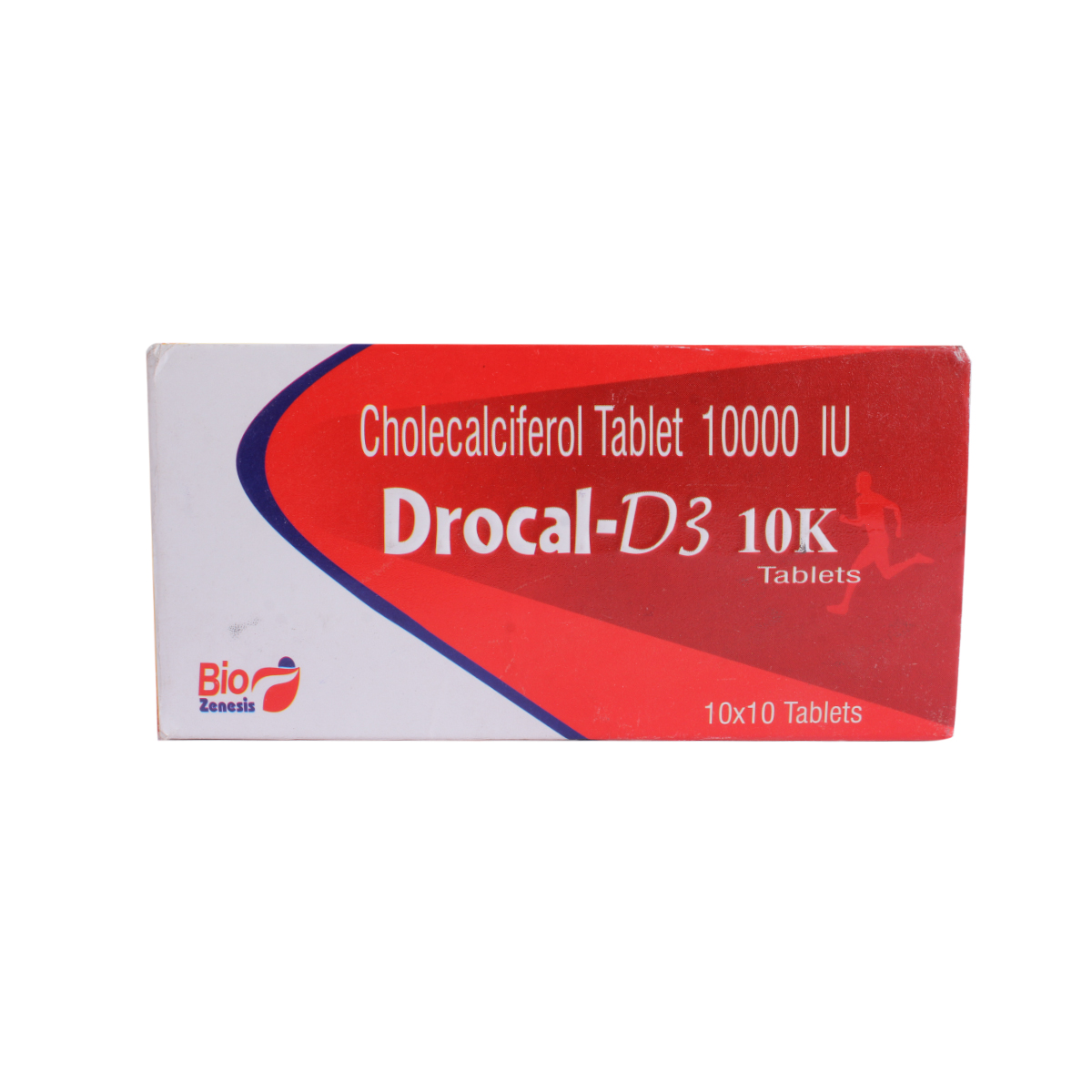 Drocal-D3 10K Tablet 10's, Pack of 10 Drocal-D3 10K Tablet 10's, Pack of 10