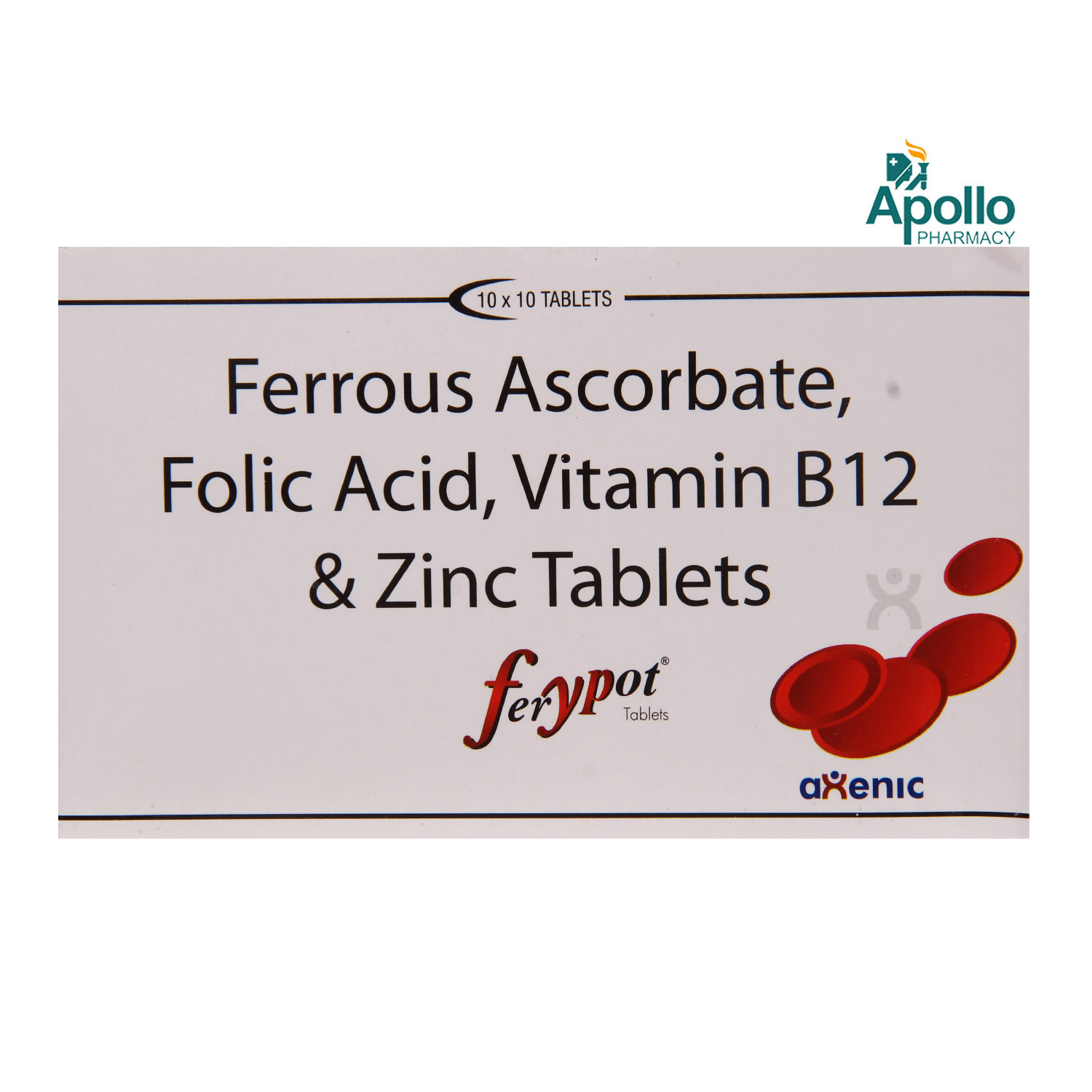 Ferypot Tablet 10's, Pack of 10 TabletS Ferypot Tablet 10's, Pack of 10 TabletS
