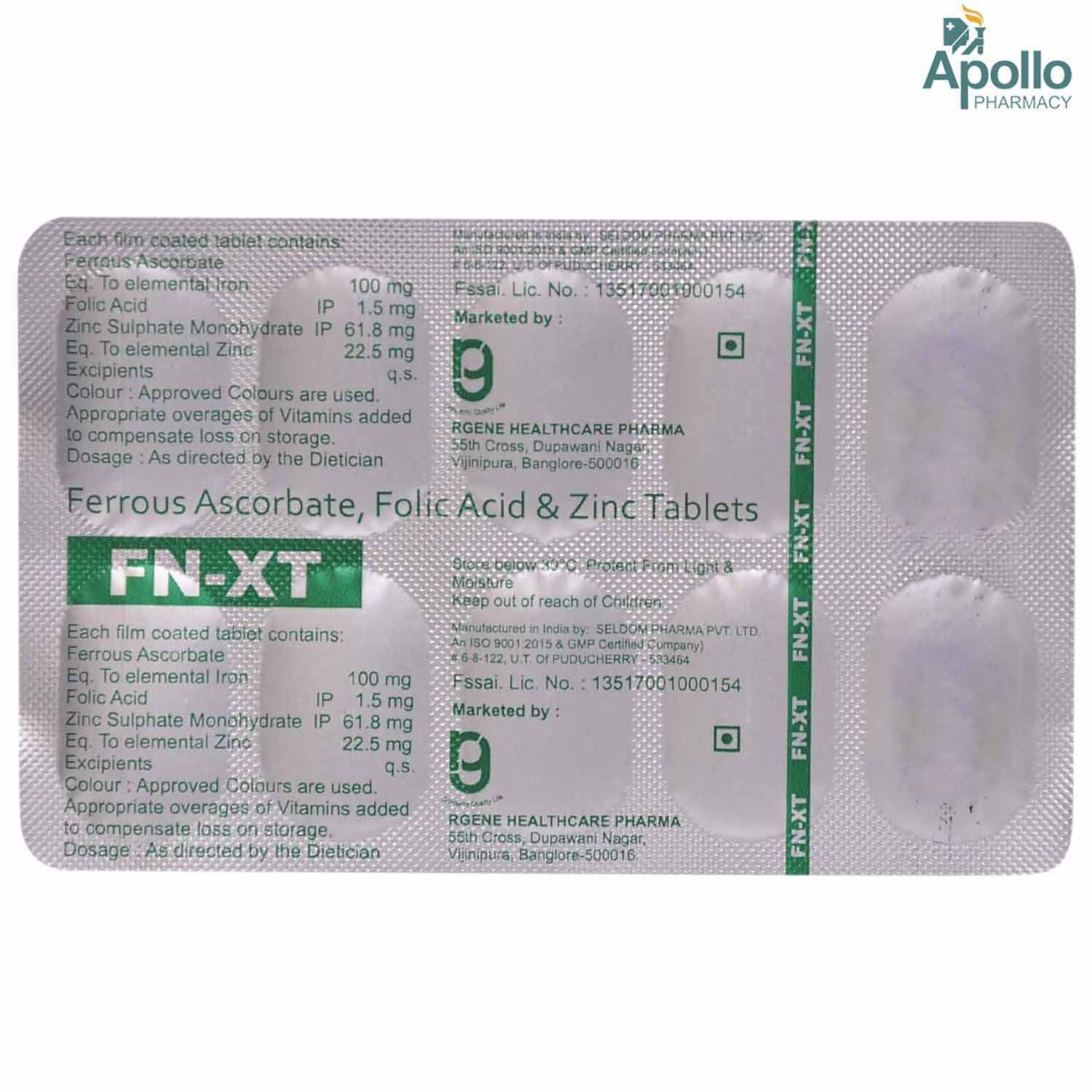 FN XT Tablet 10's, Pack of 10 TABLETS FN XT Tablet 10's, Pack of 10 TABLETS