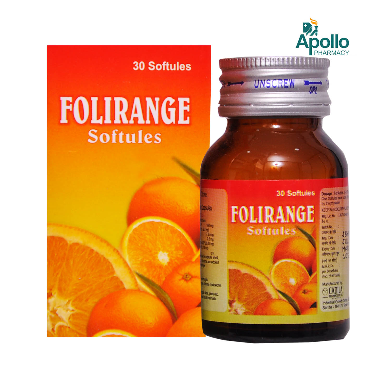 FOLIRANGE CAPSULE 30'S, Pack of 30 CAPSULES FOLIRANGE CAPSULE 30'S, Pack of 30 CAPSULES