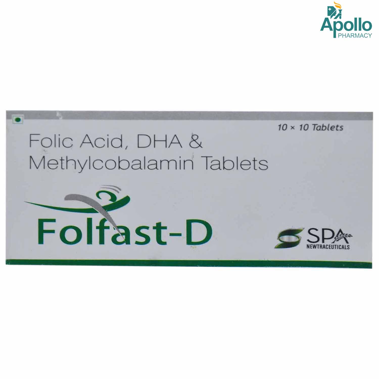 Folfast-D Tablet 10's, Pack of 10 TABLETS Folfast-D Tablet 10's, Pack of 10 TABLETS