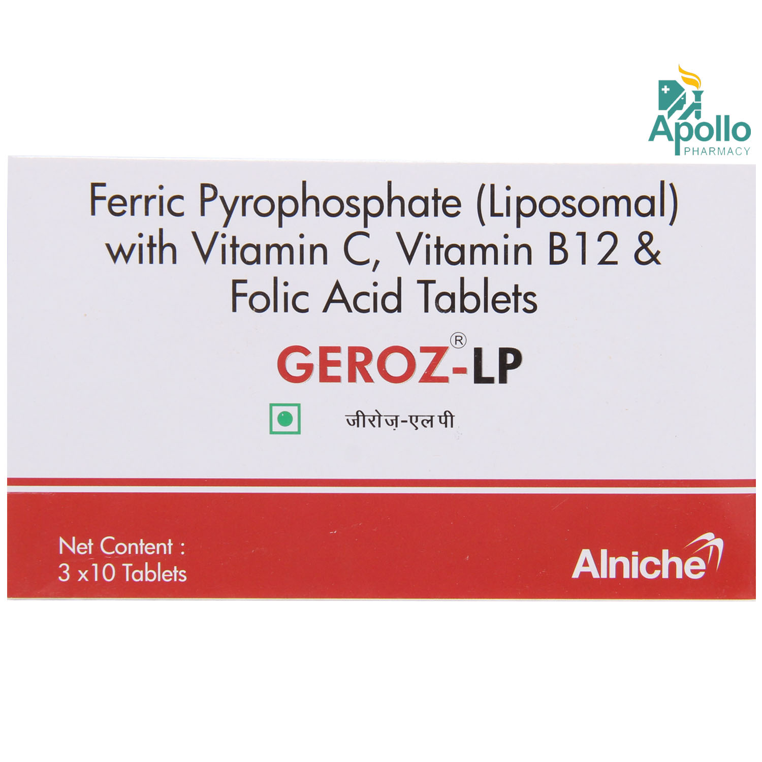Geroz LP Tablet 10's, Pack of 10 Geroz LP Tablet 10's, Pack of 10