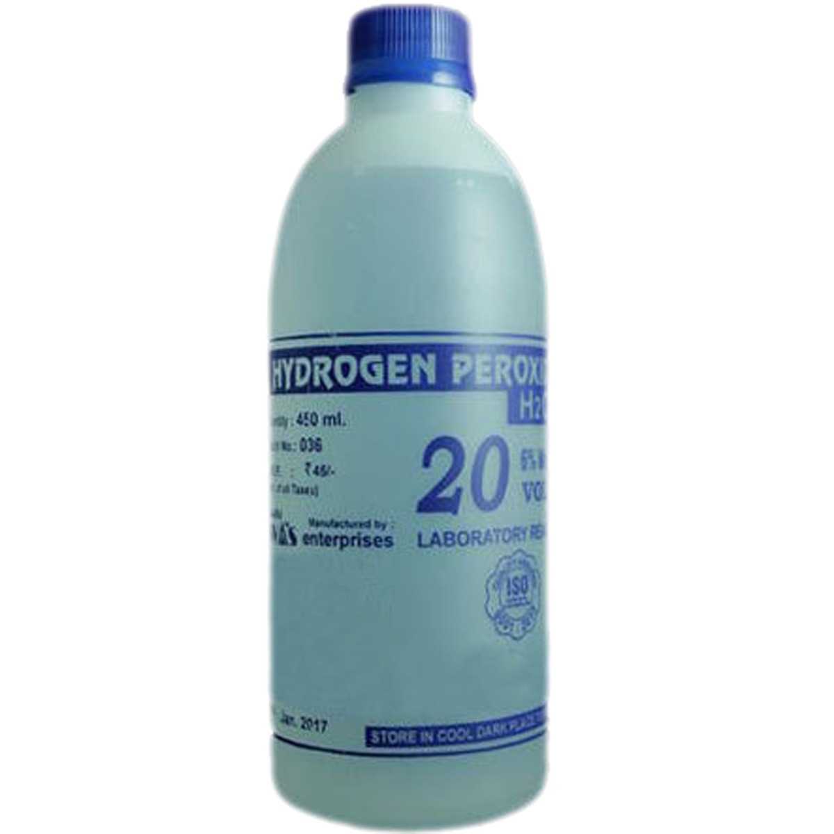 Hydrogen Peroxide Solution 450 ml, Pack of 1 LIQUID Hydrogen Peroxide Solution 450 ml, Pack of 1 LIQUID