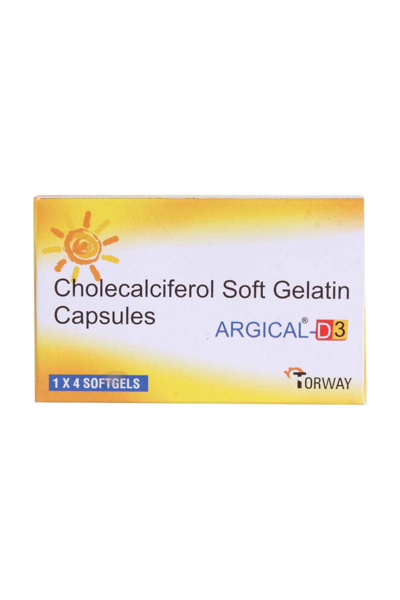 Argical D3 Capsule 4's, Pack of 4 Argical D3 Capsule 4's, Pack of 4