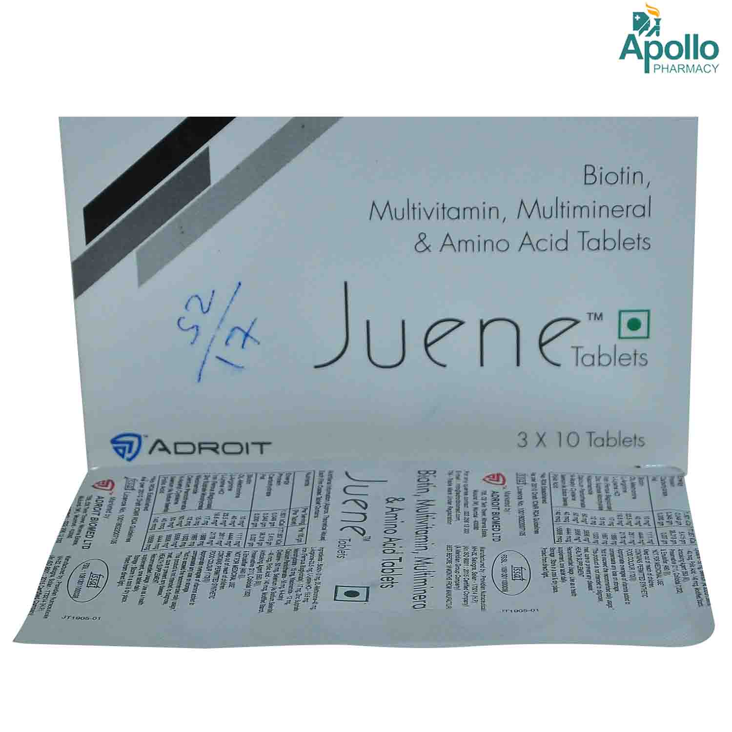 Juene Tablet 10's, Pack of 10 TABLETS Juene Tablet 10's, Pack of 10 TABLETS