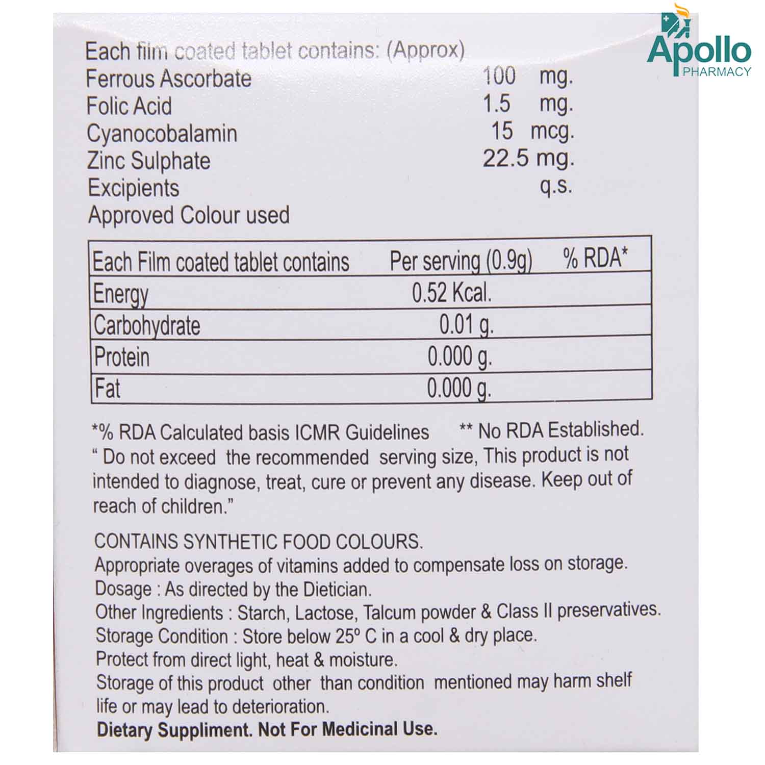 Leadfer XT Tablet 10's, Pack of 10 TABLETS Leadfer XT Tablet 10's, Pack of 10 TABLETS