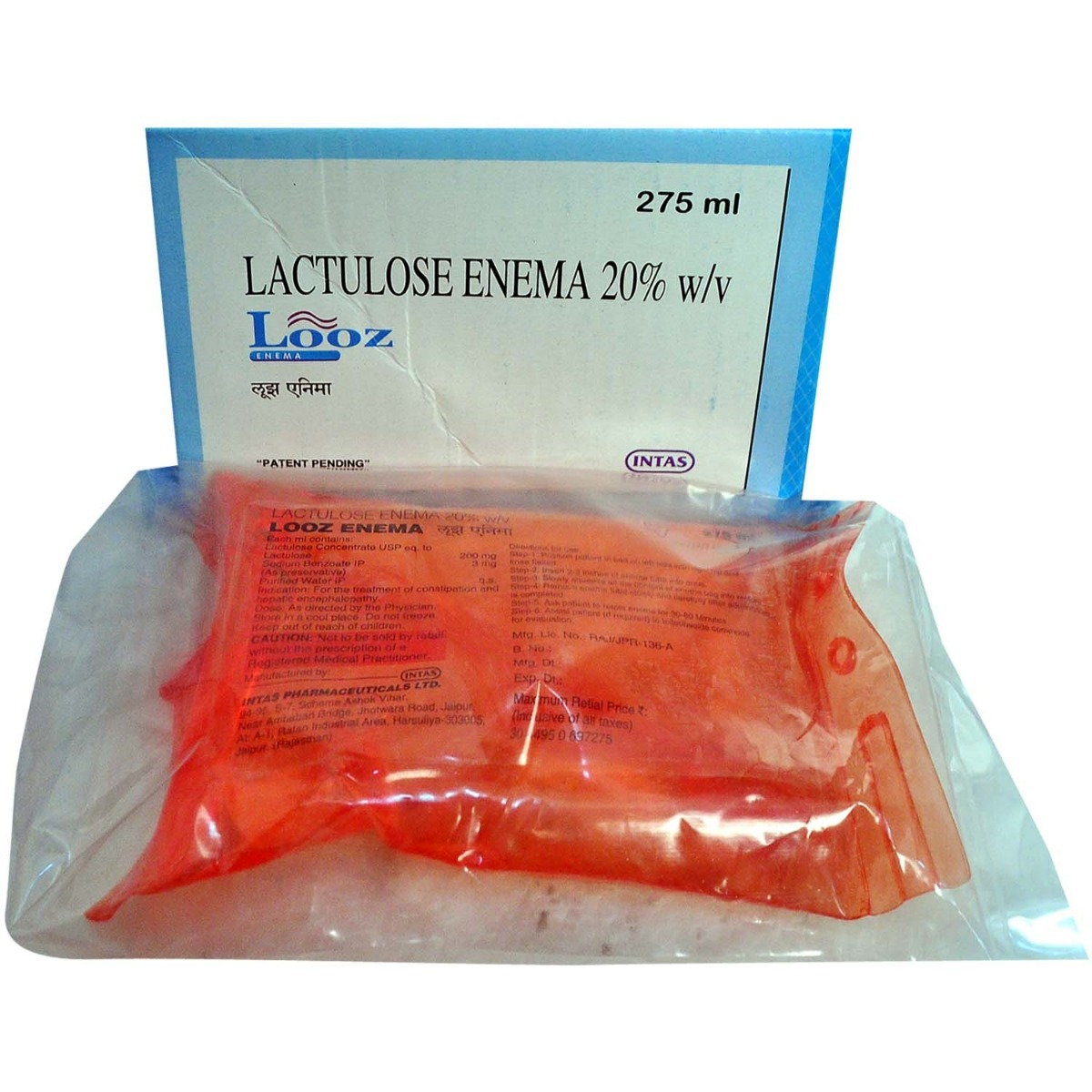 Looz Enema 275 ml, Pack of 1 LIQUID Looz Enema 275 ml, Pack of 1 LIQUID