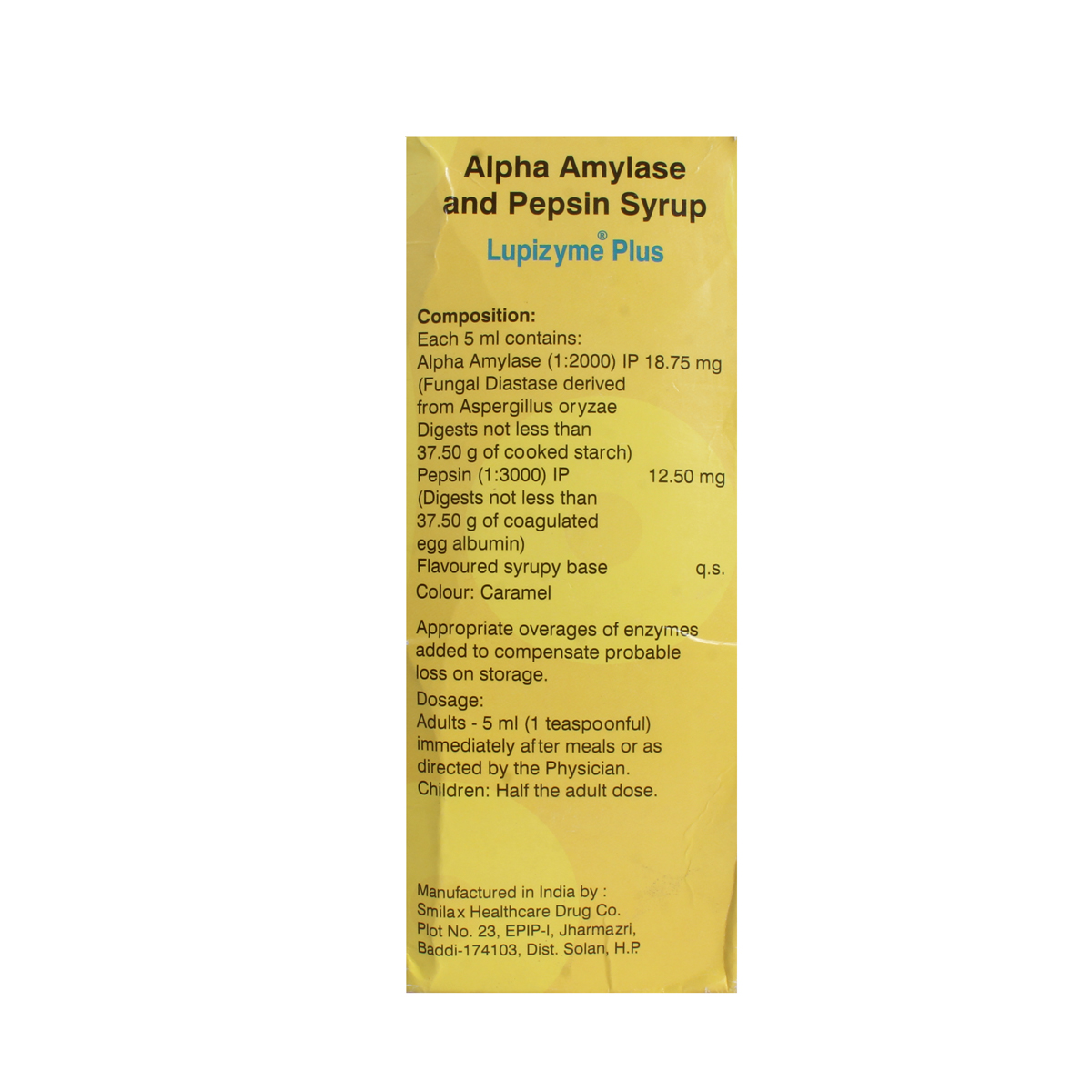 Lupizyme Plus Pineapple Syrup 200 ml, Pack of 1 Lupizyme Plus Pineapple Syrup 200 ml, Pack of 1