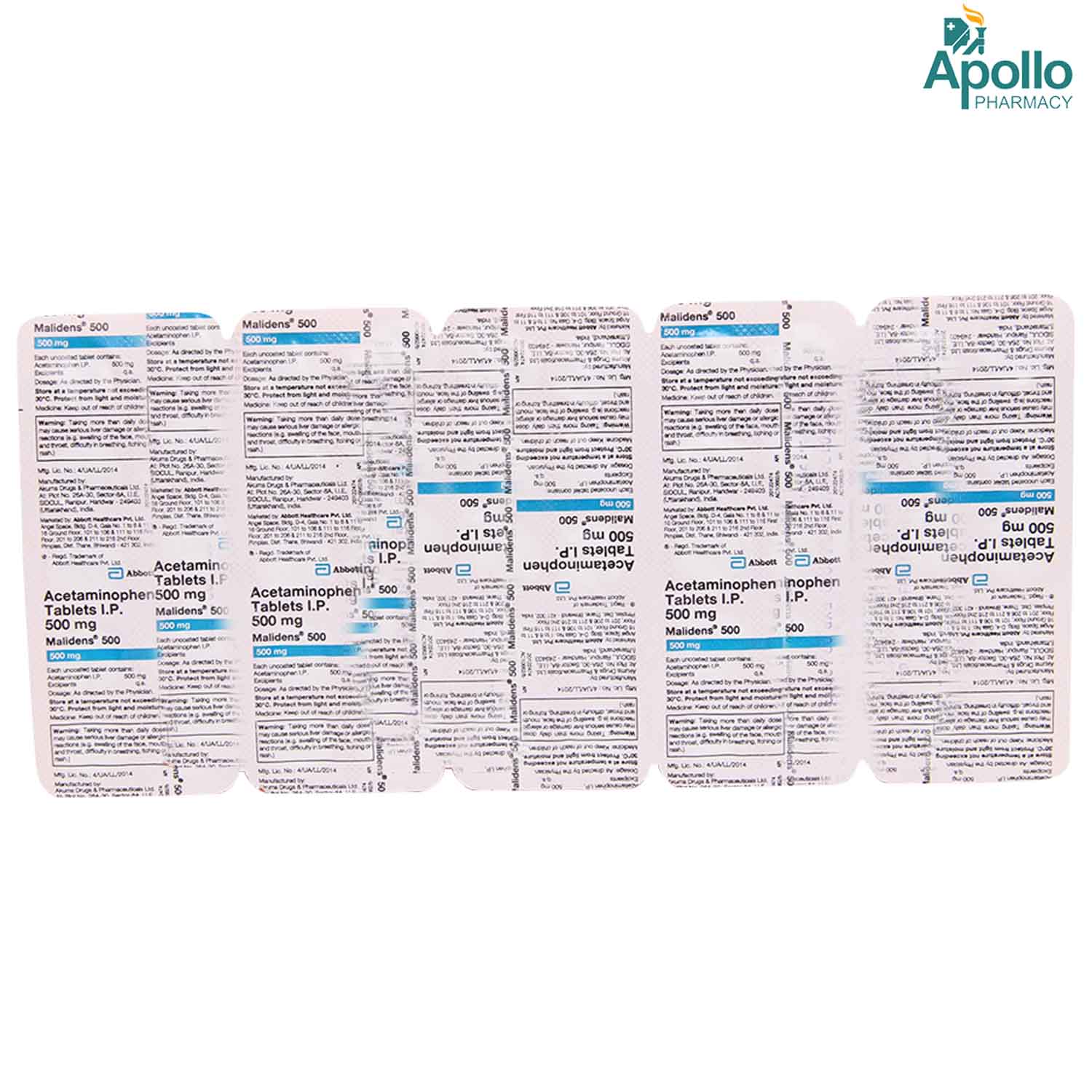 Malidens 500mg Tablet 10's, Pack of 10 TABLETS Malidens 500mg Tablet 10's, Pack of 10 TABLETS