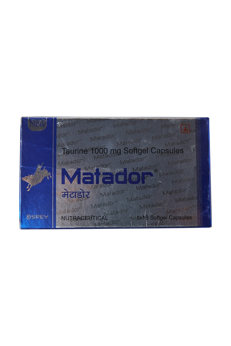 Matador Softgels Capsule 10's, Pack of 10 CAPSULES Matador Softgels Capsule 10's, Pack of 10 CAPSULES