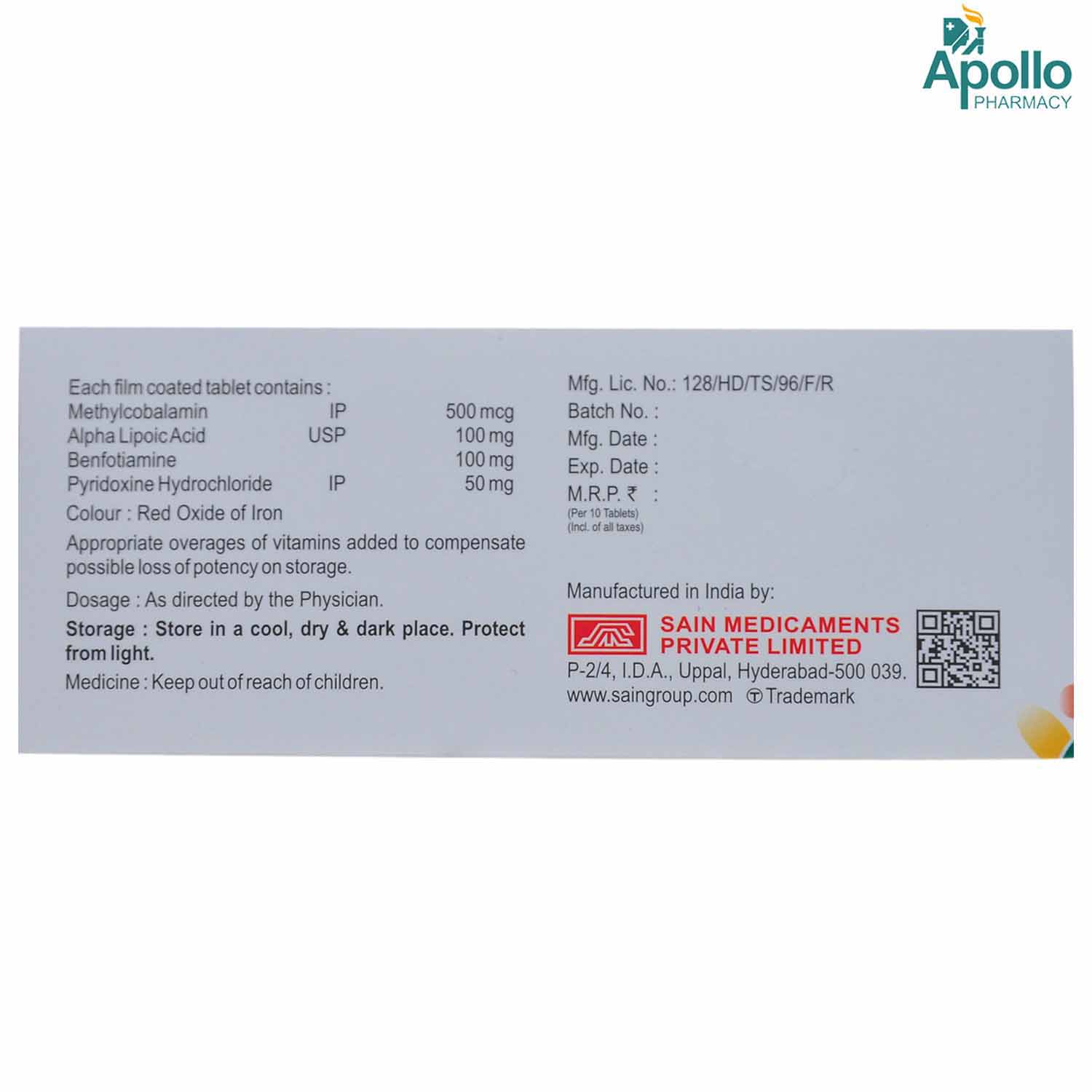 Mecozen Plus Tablet 10's, Pack of 10 TABLETS Mecozen Plus Tablet 10's, Pack of 10 TABLETS