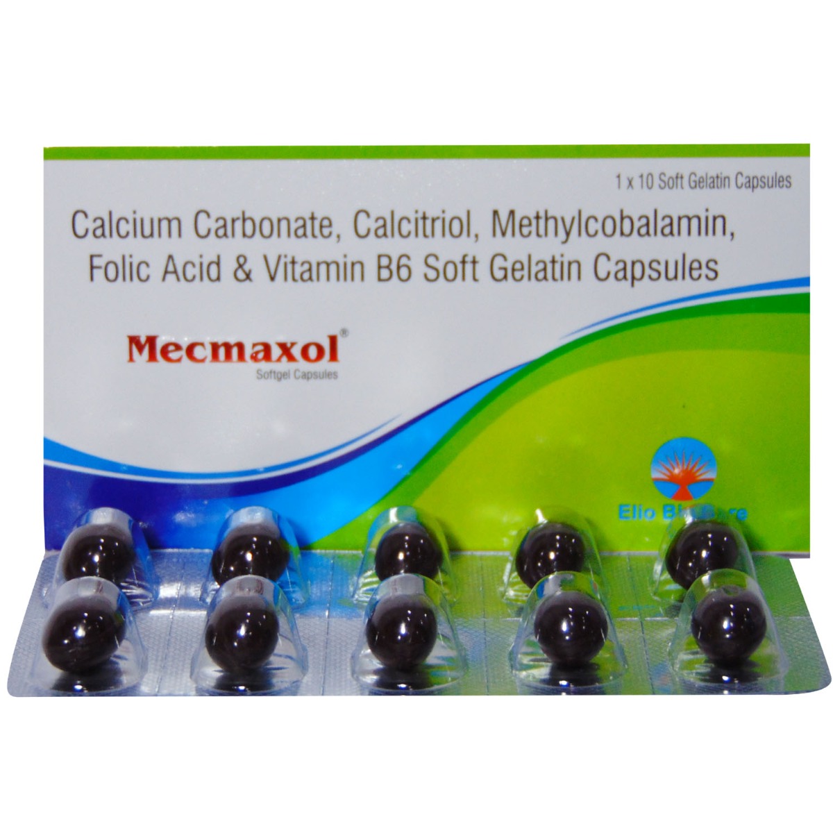 Mecmaxol Softgel Capsule 10's, Pack of 10 CapsuleS Mecmaxol Softgel Capsule 10's, Pack of 10 CapsuleS