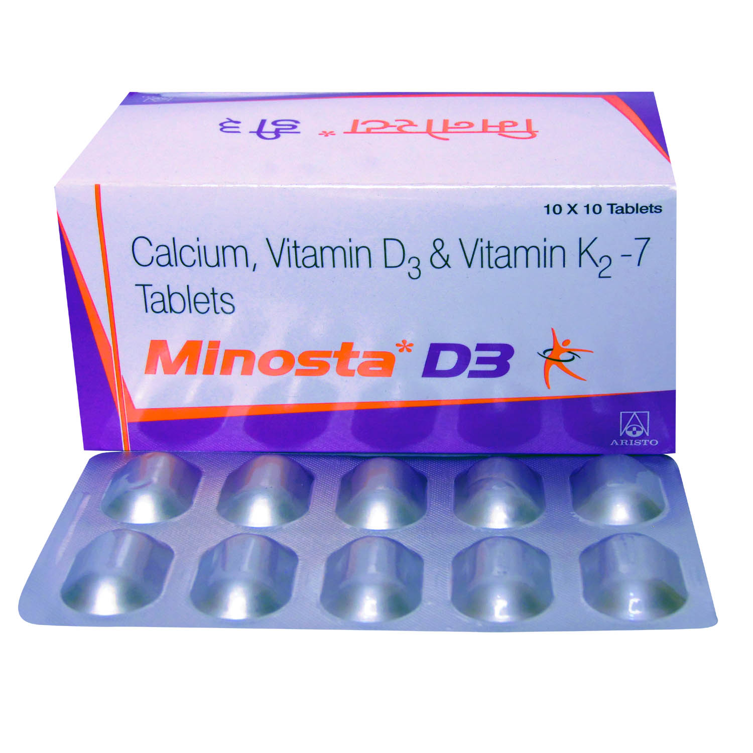 MINOSTA D3 TABLET, Pack of 10 MINOSTA D3 TABLET, Pack of 10
